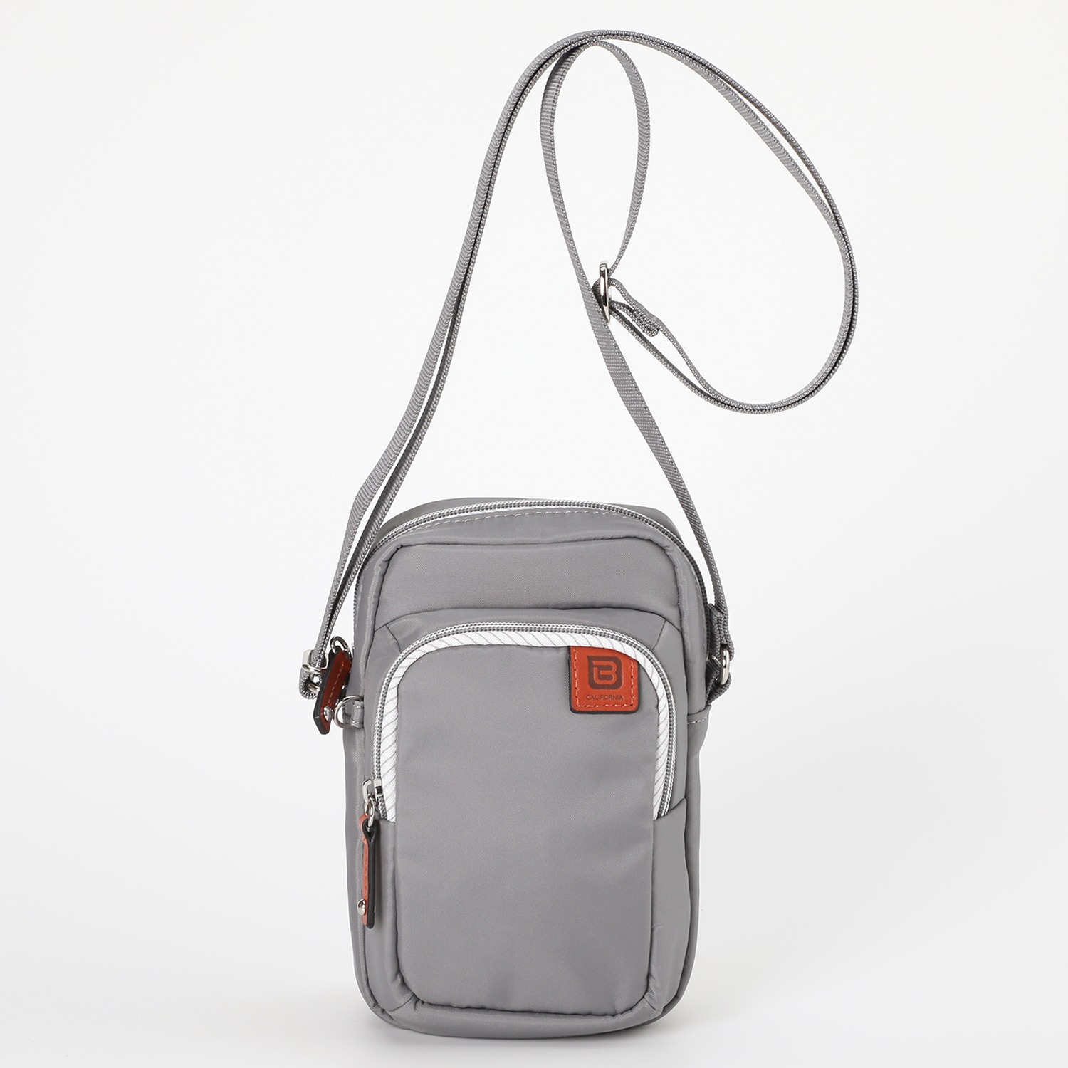 ビサイユ はっ水 レザーアクセント スマホポシェット