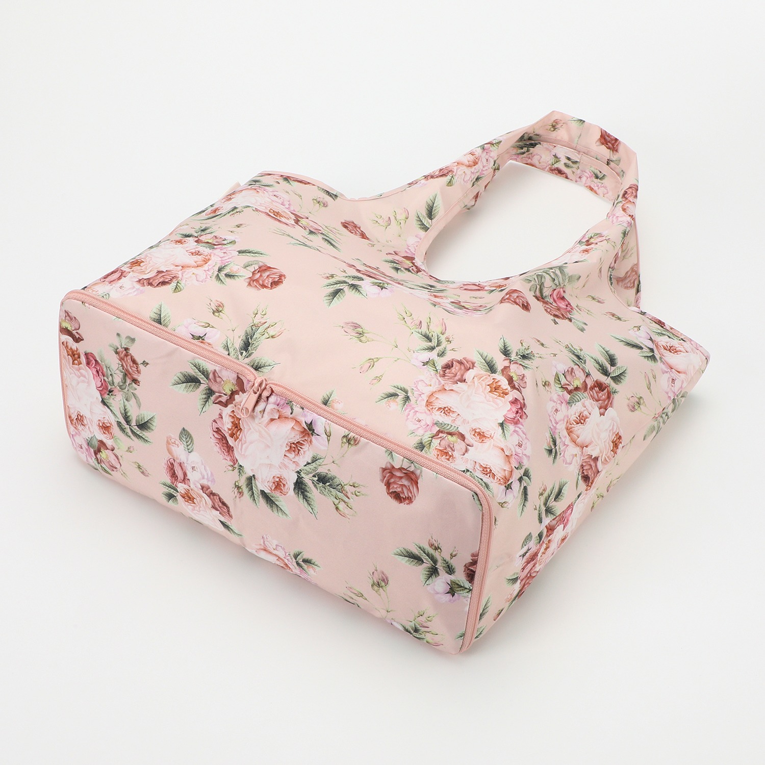 ラ　ルイス はっ水 ブロッサム柄 エコバッグ＆コンパクトバッグ