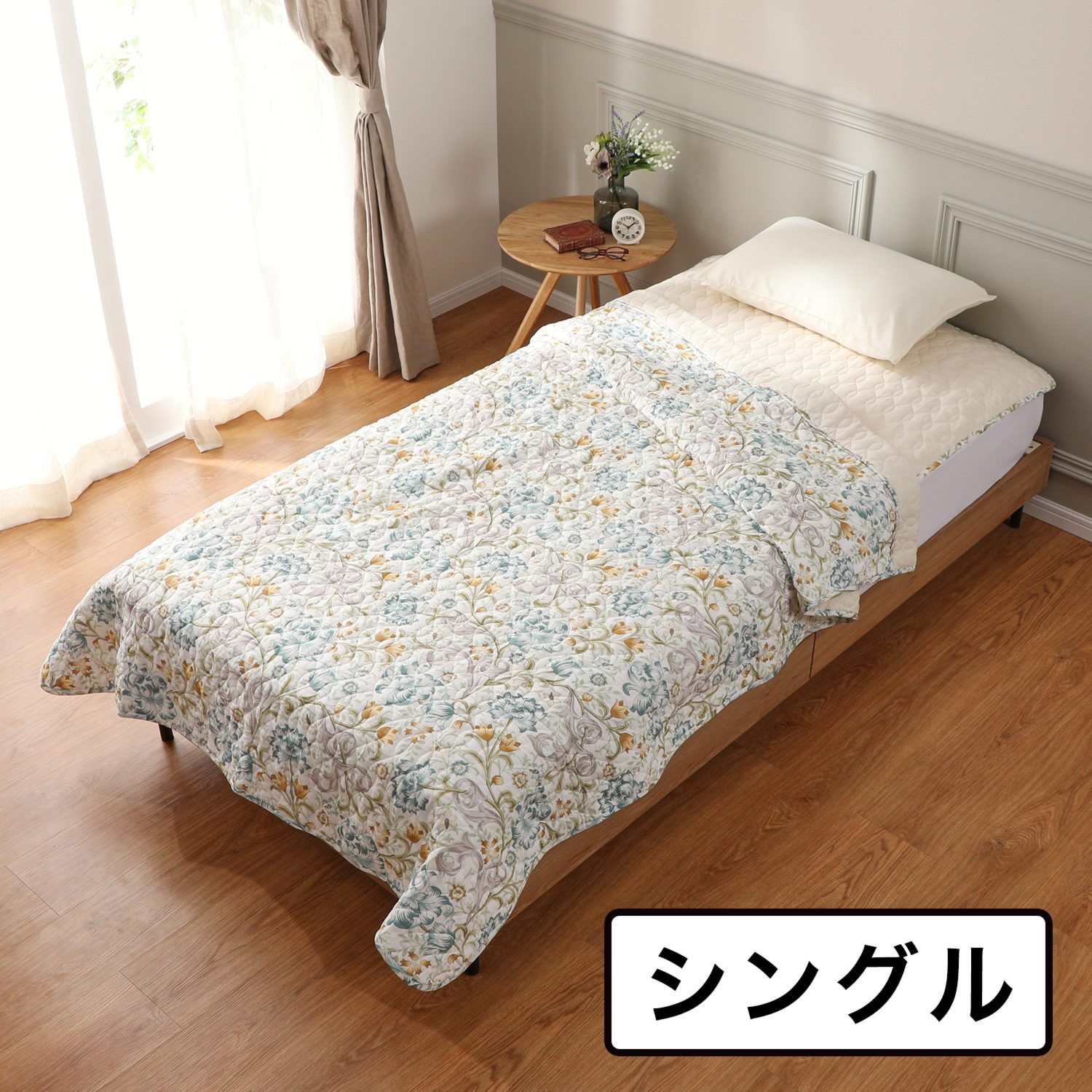 ＜シングル＞大津毛織 プレミアムコットンガーゼ 麻入り肌掛けケット 