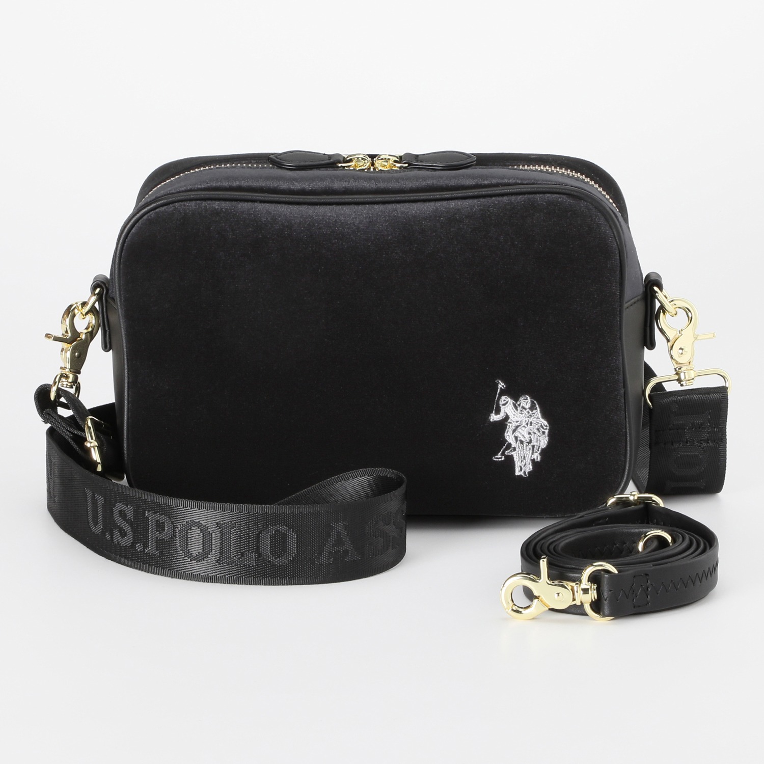 ユーエスポロ　アッスン オーロラルベロア ショルダーバッグ