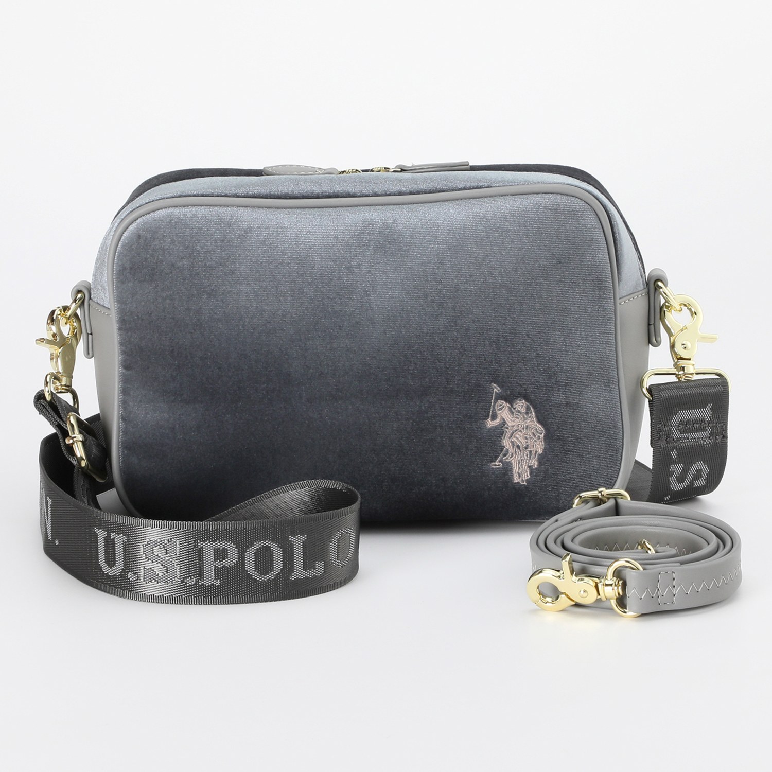 ユーエスポロ　アッスン オーロラルベロア ショルダーバッグ