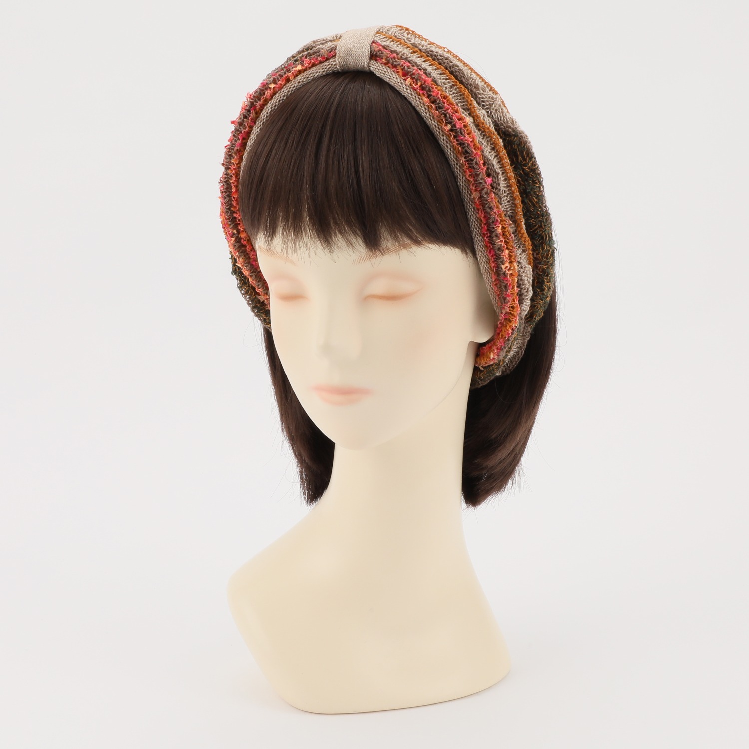 ベル・モード 日本製 マルチで便利な ニットヘアバンド