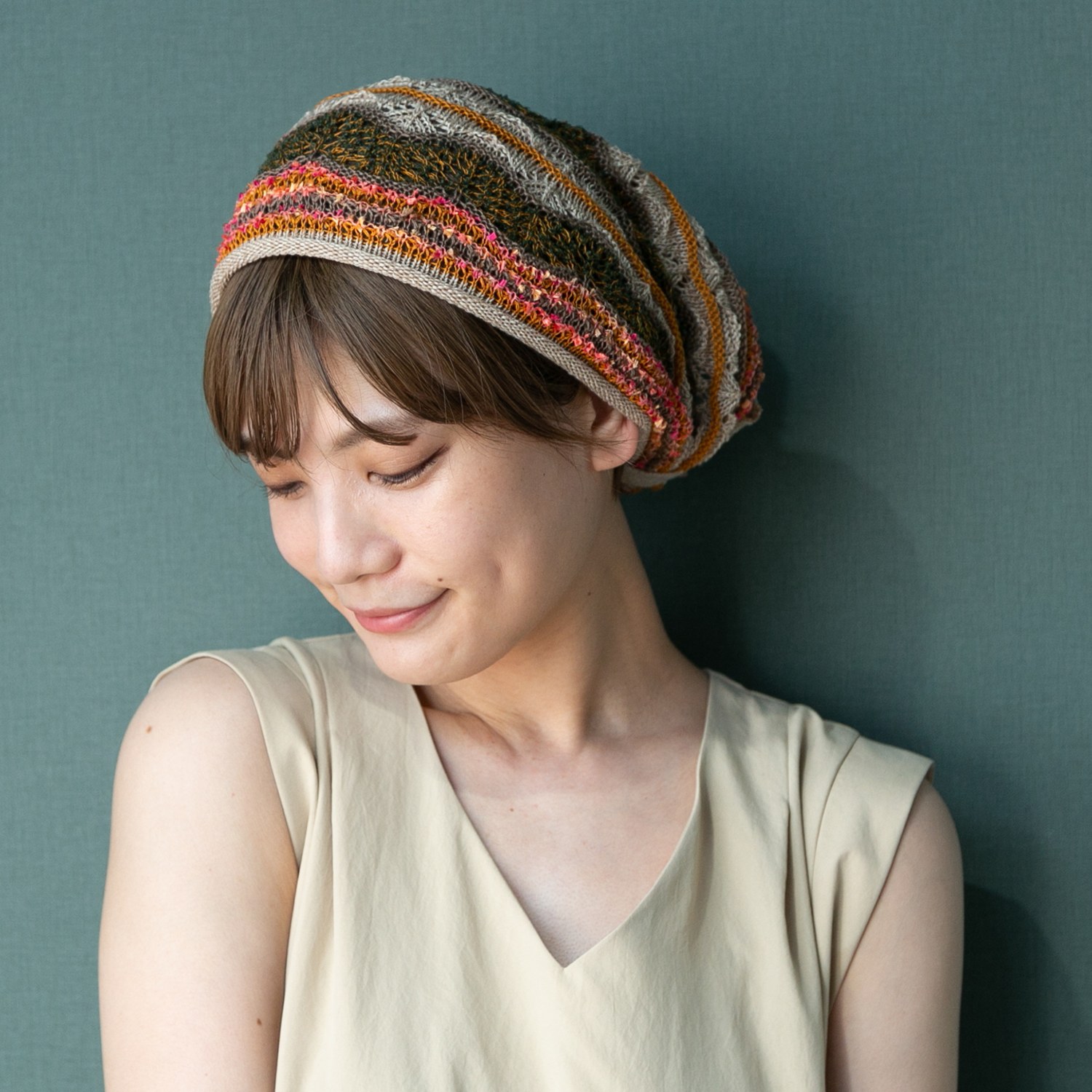 ベル・モード 日本製 マルチで便利な ニットヘアバンド