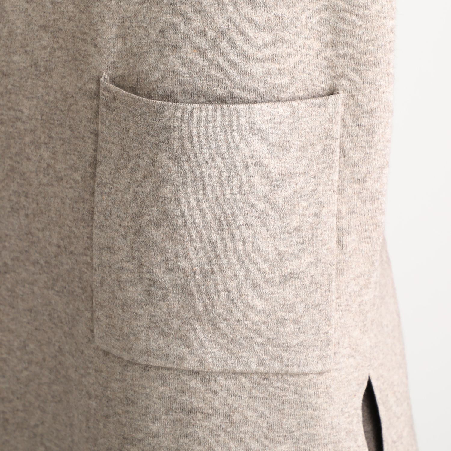 スピンブルー コットンとヤクの極上ブレンド！ ラグジュアリー ニットコーディガン