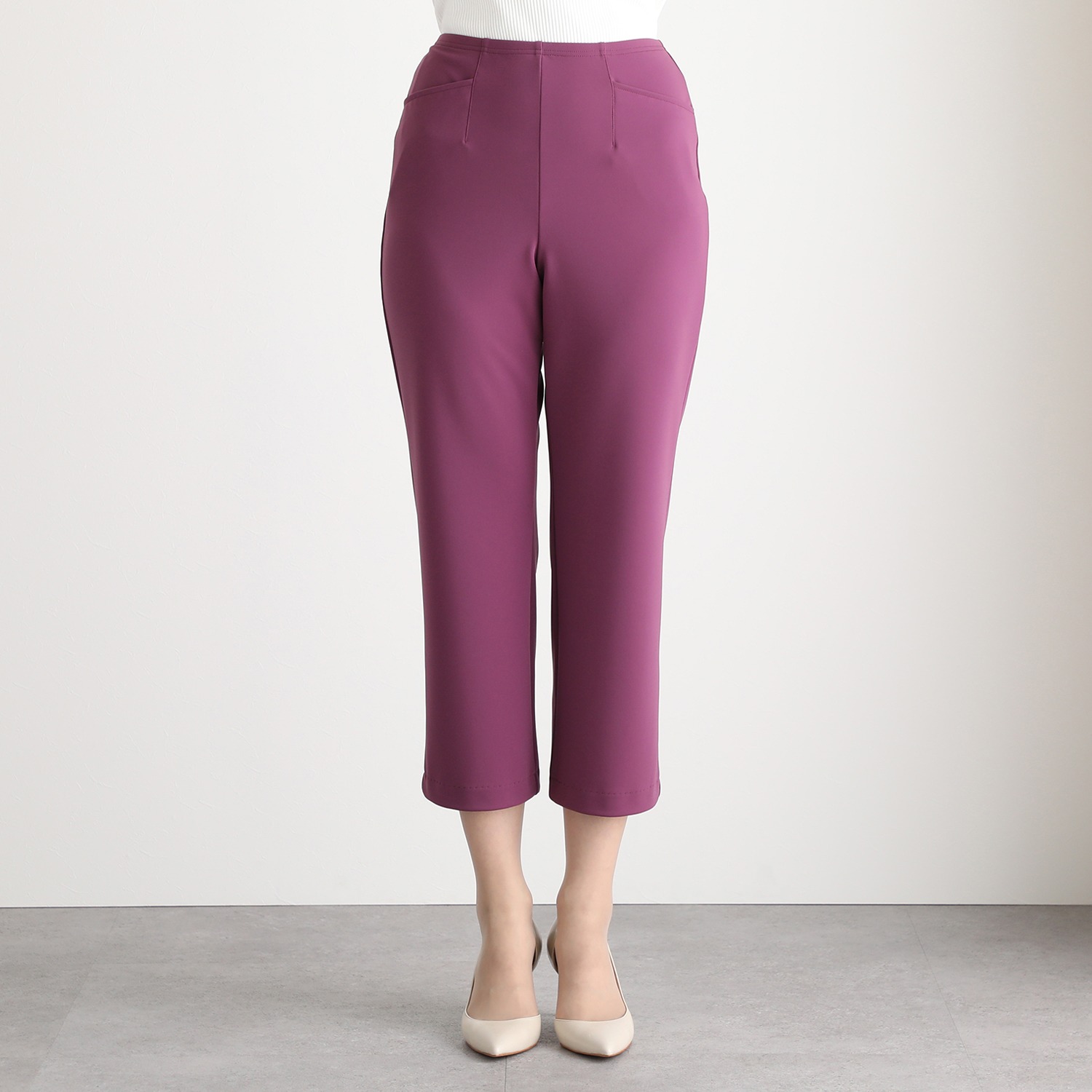 ＜股下６０ｃｍ＞上質ごこち アルディナ ストレートパンツ