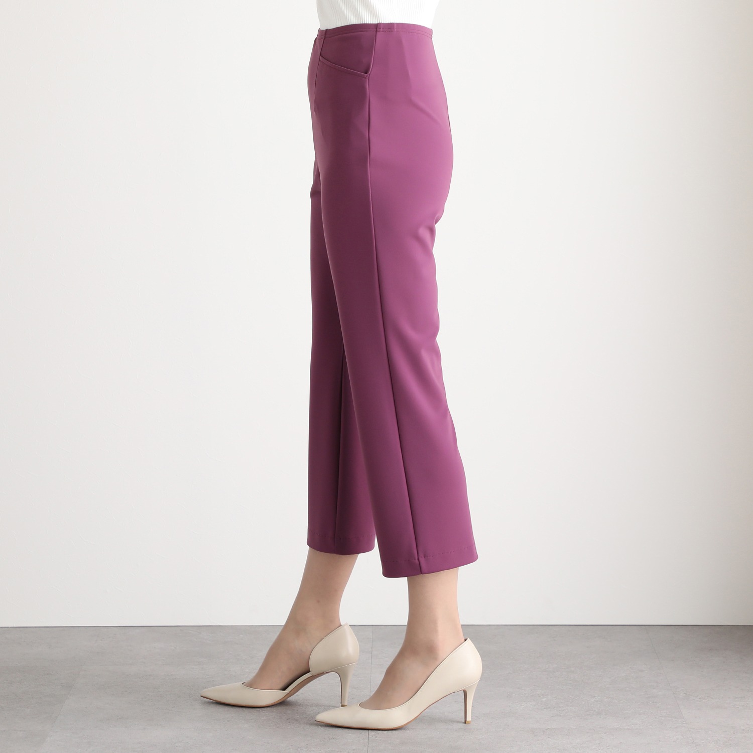 ＜股下６０ｃｍ＞上質ごこち アルディナ ストレートパンツ