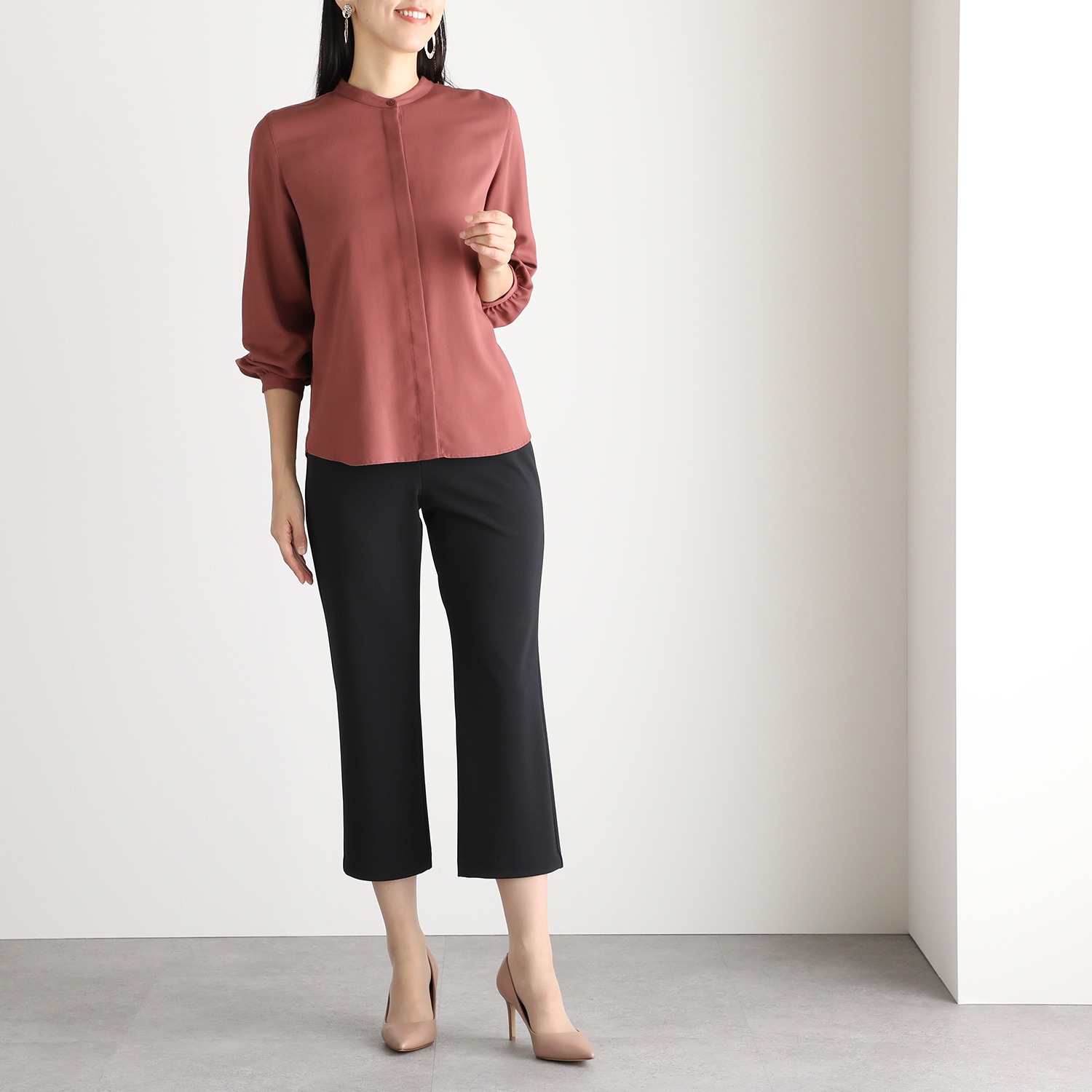 ＜股下６０ｃｍ＞上質ごこち アルディナ ストレートパンツ