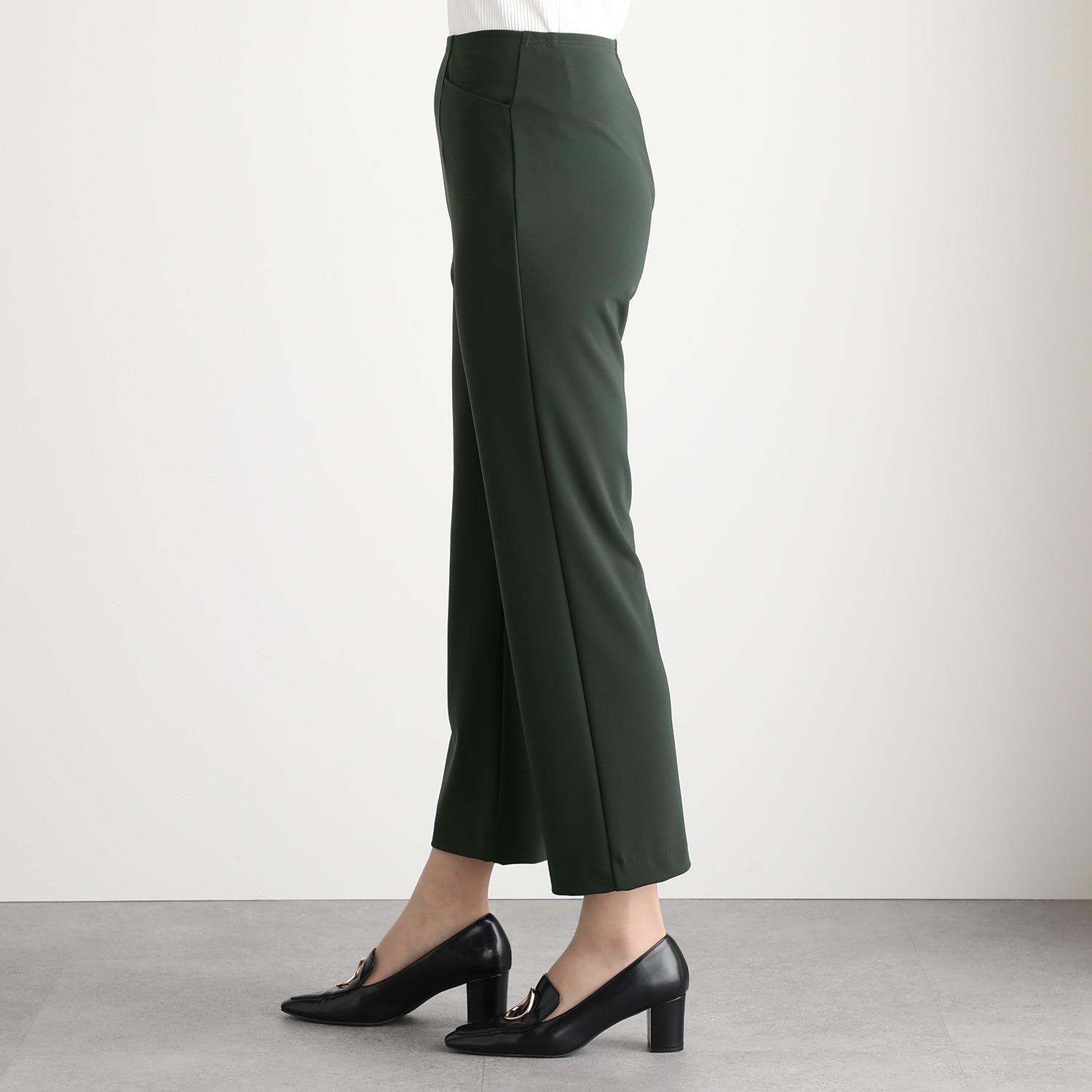 ＜股下６５ｃｍ＞上質ごこち アルディナ ストレートパンツ