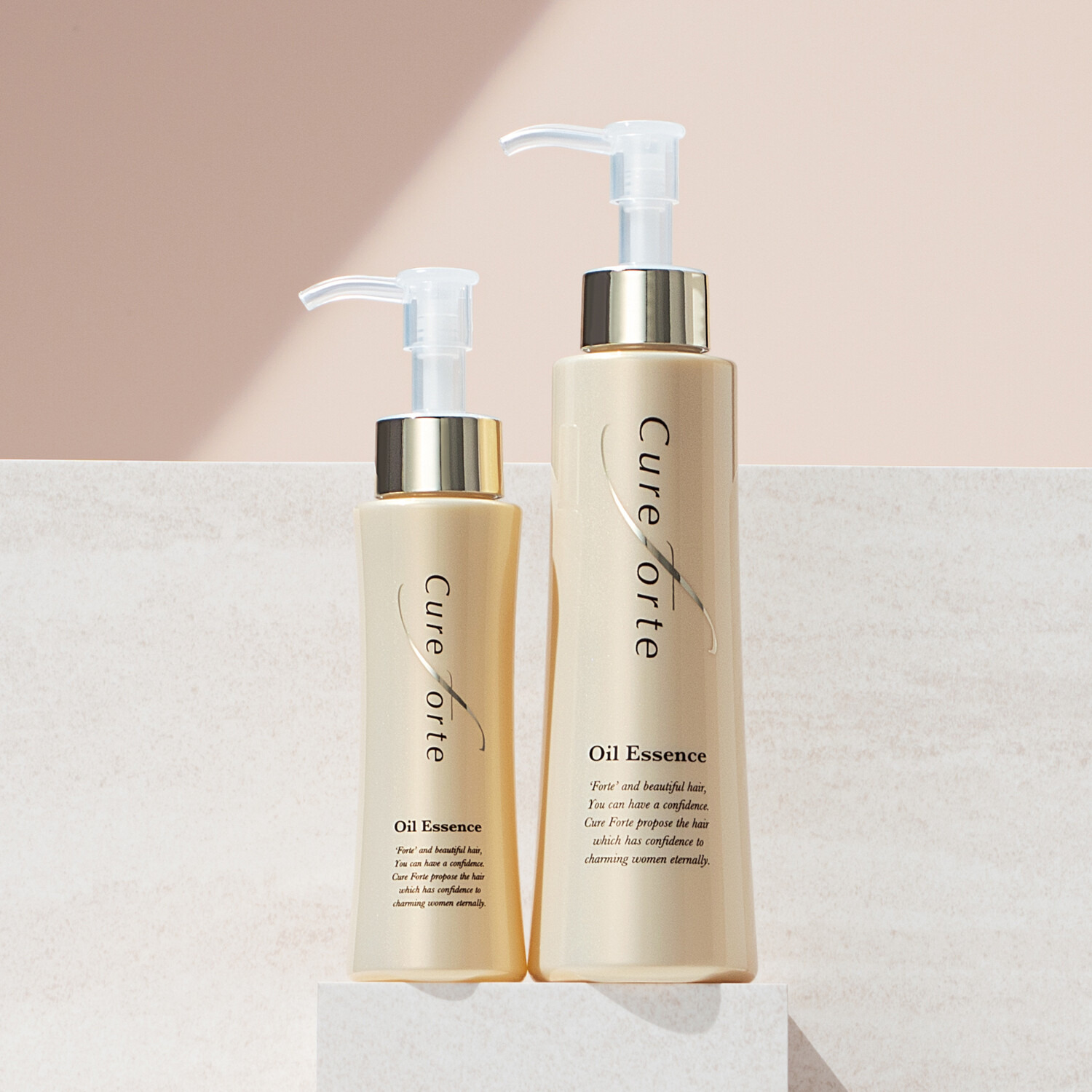 キュアフォルテ 髪と頭皮の老舗サロン開発 しなやかなツヤ髪へ導く ヘアオイル美容液 オイルエサンス ３本分セット