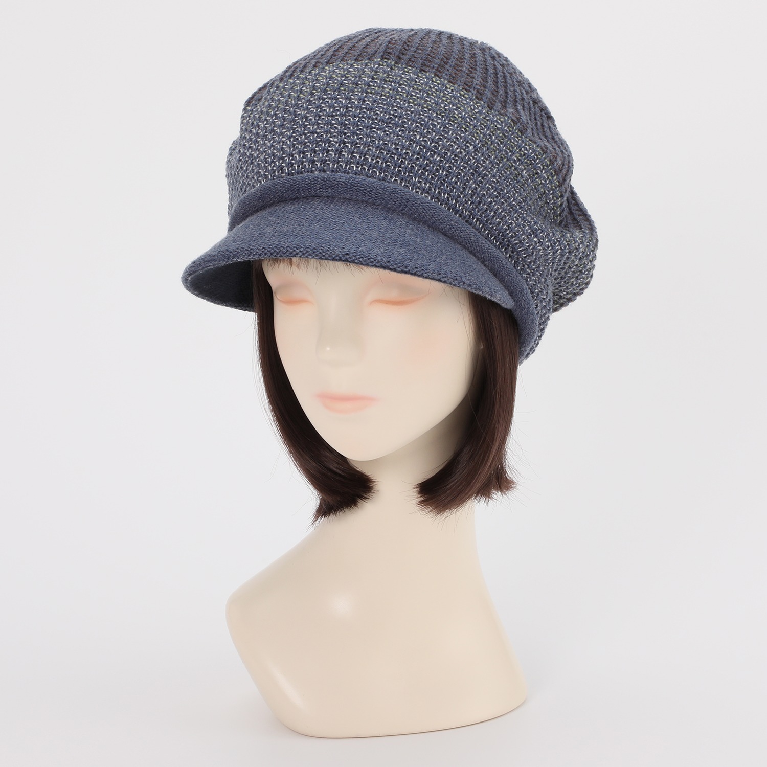 ベル・モード 日本製　洗える リバーシブル ニットキャスケット