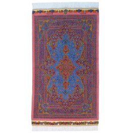 ＜Ｍ＞ライオンラグス ペルシャ絨毯　クム 手織りのシルク アクセントマット “アミリザデ工房”