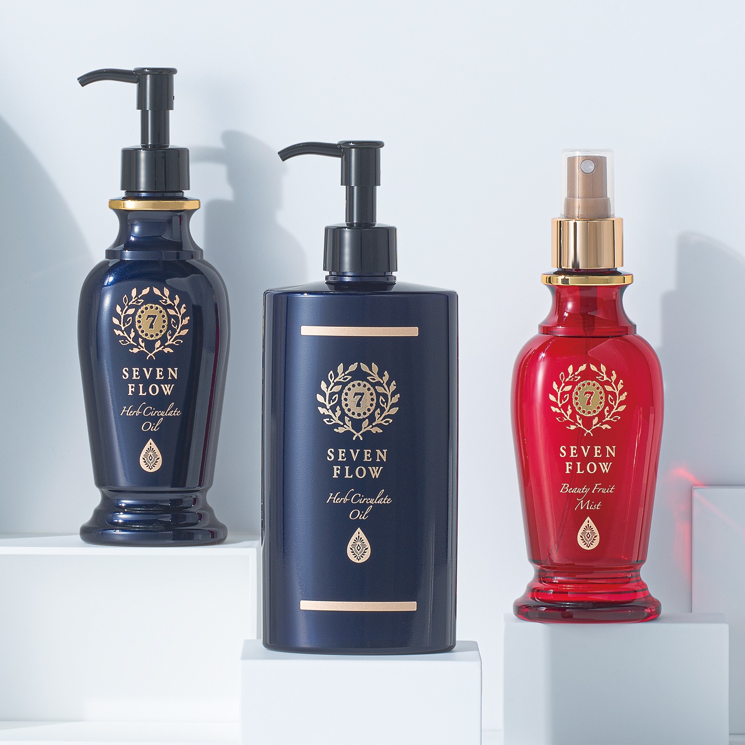 セブン　フロー ハリツヤ潤い美肌へ ２５種の厳選オイル＆コラーゲンペプチド配合 ハーブ サーキュレイト　オイル 増量特別セット 