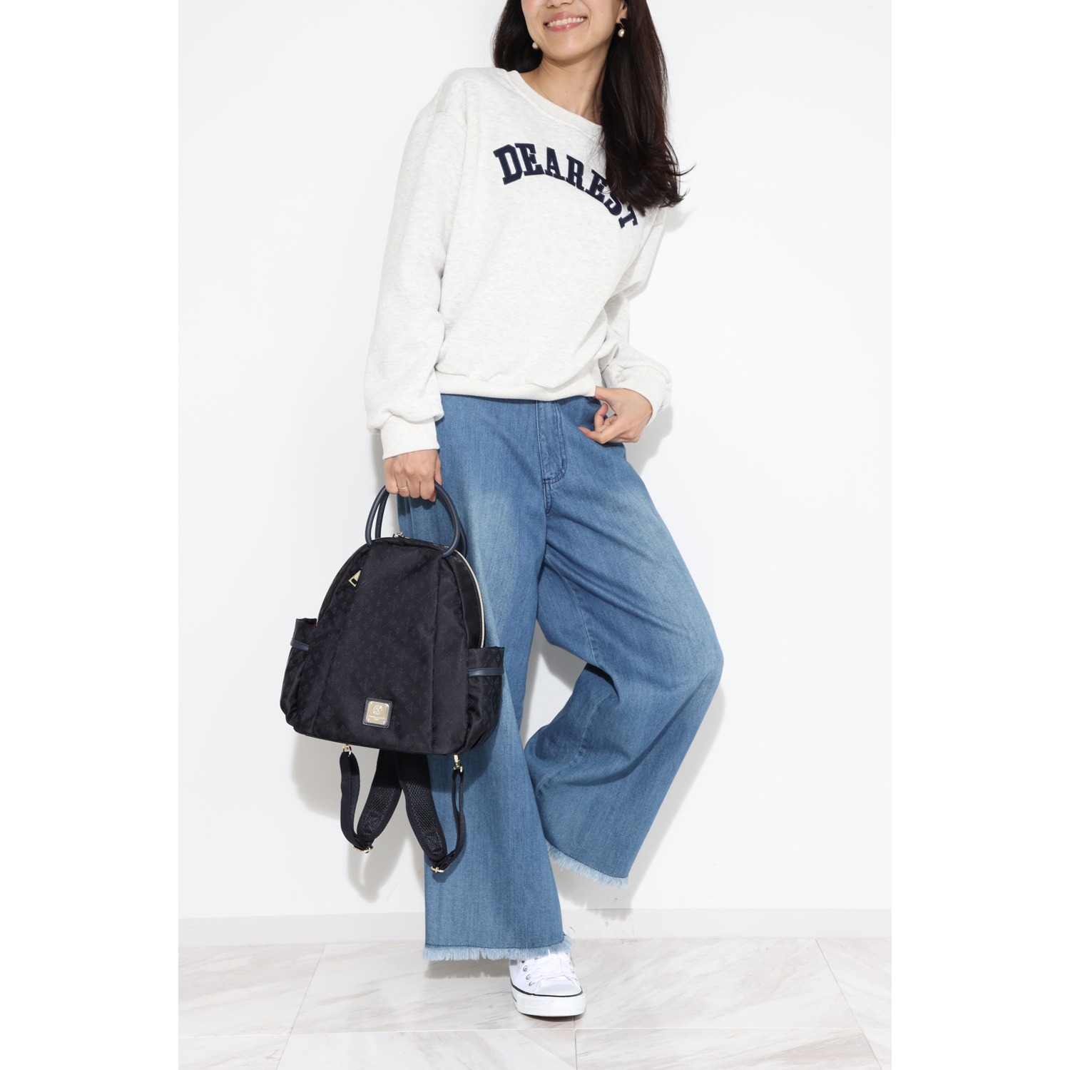 クリスチャン　オリビエ はっ水 ジャガード ２ウェイリュック