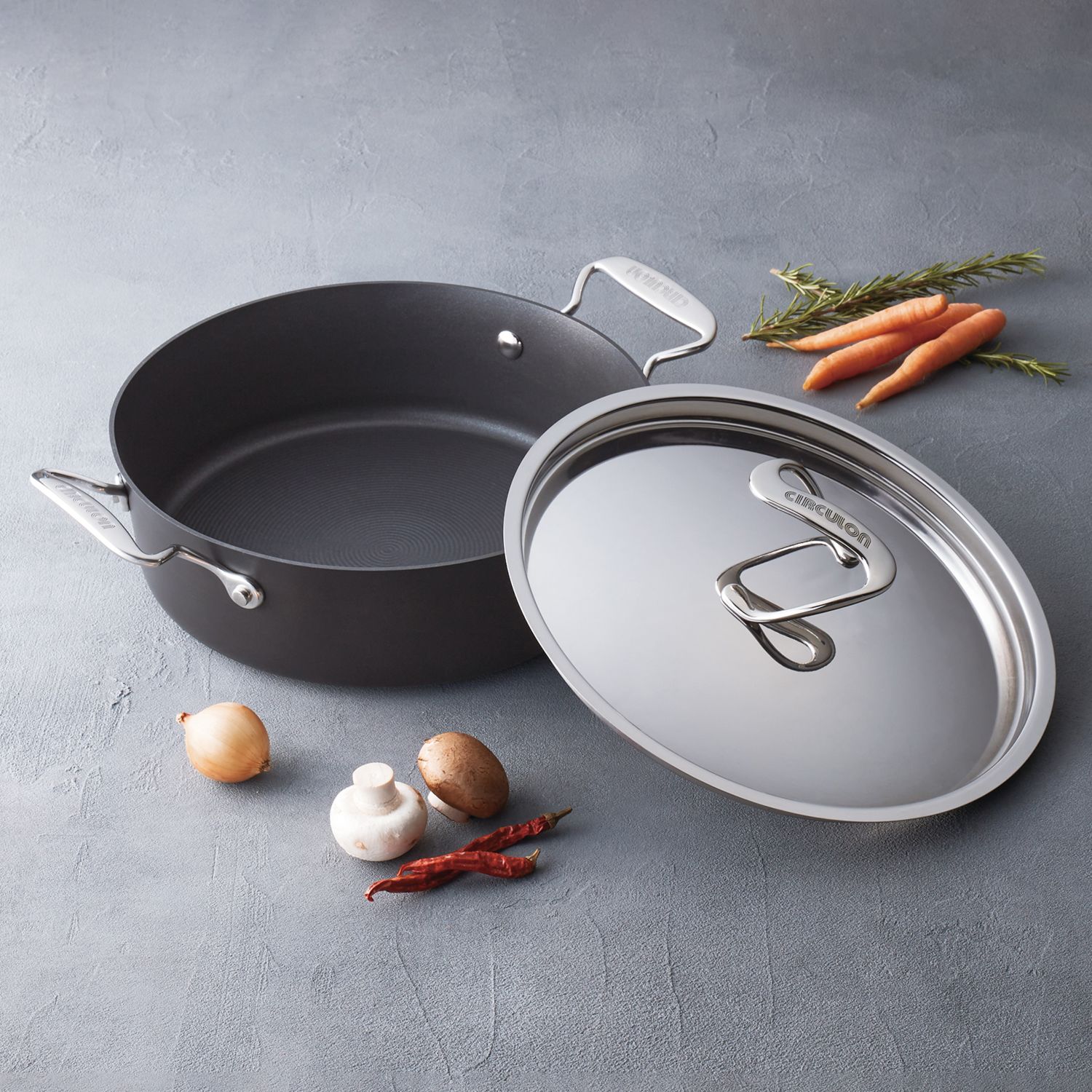 マイヤー サーキュロン 両手浅型鍋２７ｃｍ