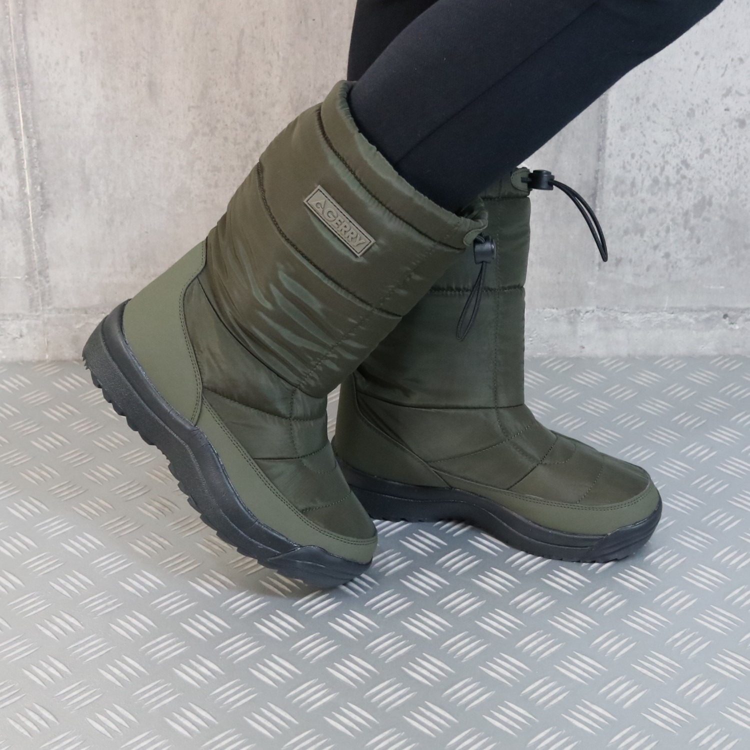 ＧＥＲＲＹ 防水 あったかインナー スパイク付ロングブーツ