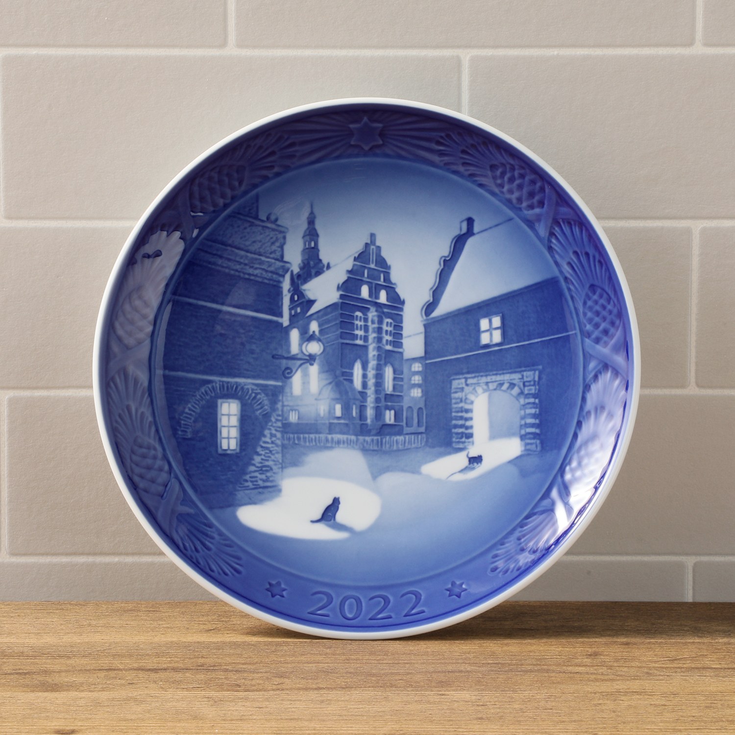 ロイヤル　コペンハーゲン イヤープレート ２０２２年版 “ＦＲＥＤＥＲＩＫＳ ＢＯＲＧ　ＣＡＳＴＬＥ”