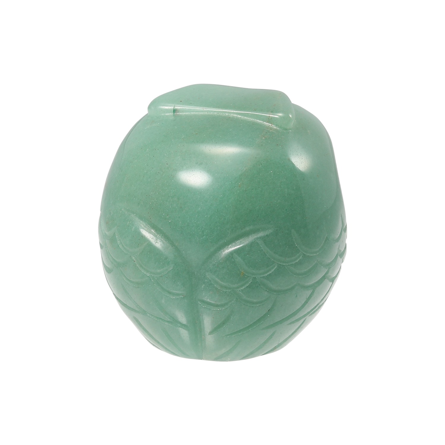 幸石堂 金運招福 グリーンクォーツの フクロウ置物