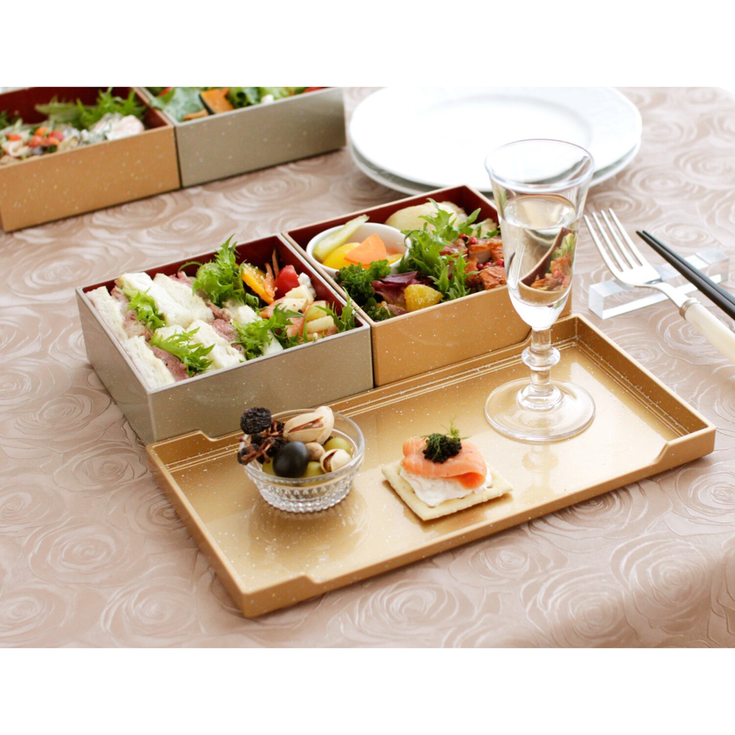 ジュエルキラメキ ツインオードブル重箱