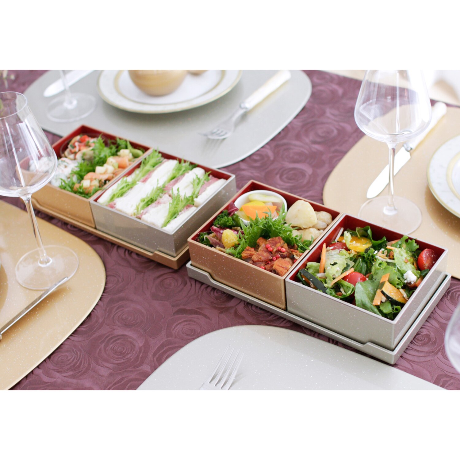 ジュエルキラメキ ツインオードブル重箱