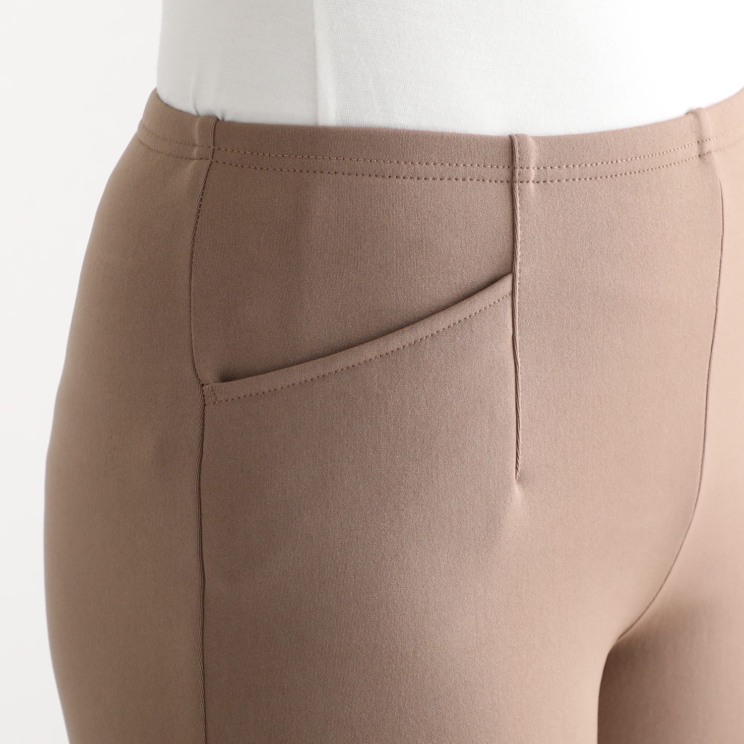 ＜股下６４ｃｍ＞ピーツー 吸湿発熱・吸放湿 裏起毛スリムパンツ