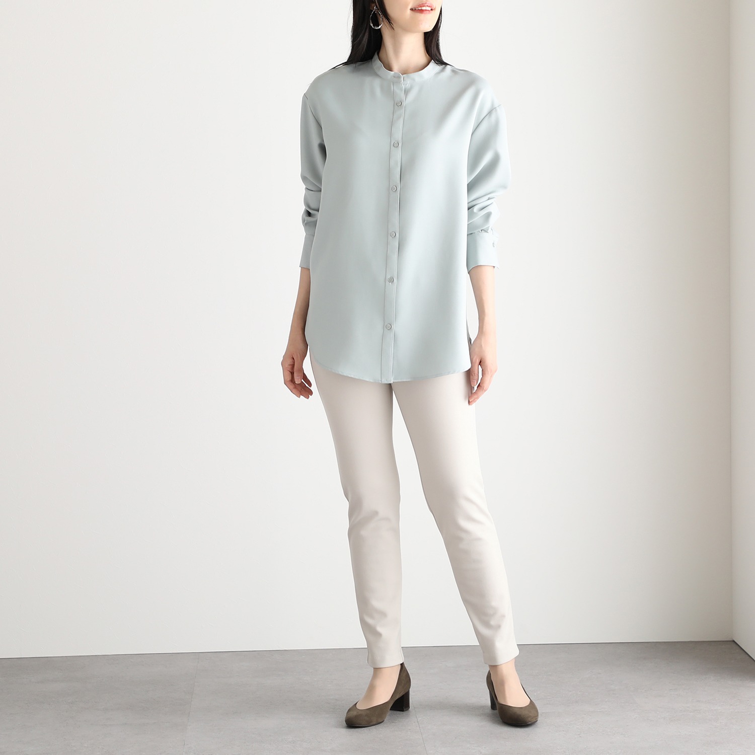 ＜股下７２ｃｍ＞ピーツー 吸湿発熱・吸放湿 裏起毛スリムパンツ 