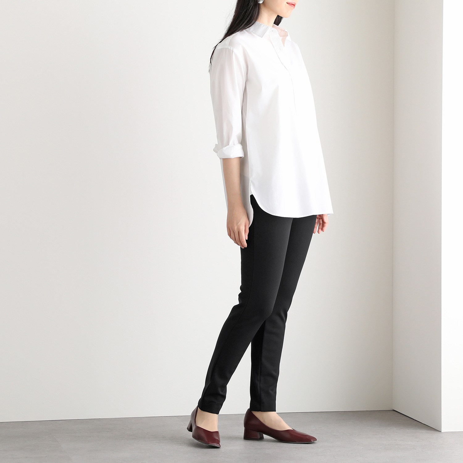 ＜股下７２ｃｍ＞ピーツー 吸湿発熱・吸放湿 裏起毛スリムパンツ 