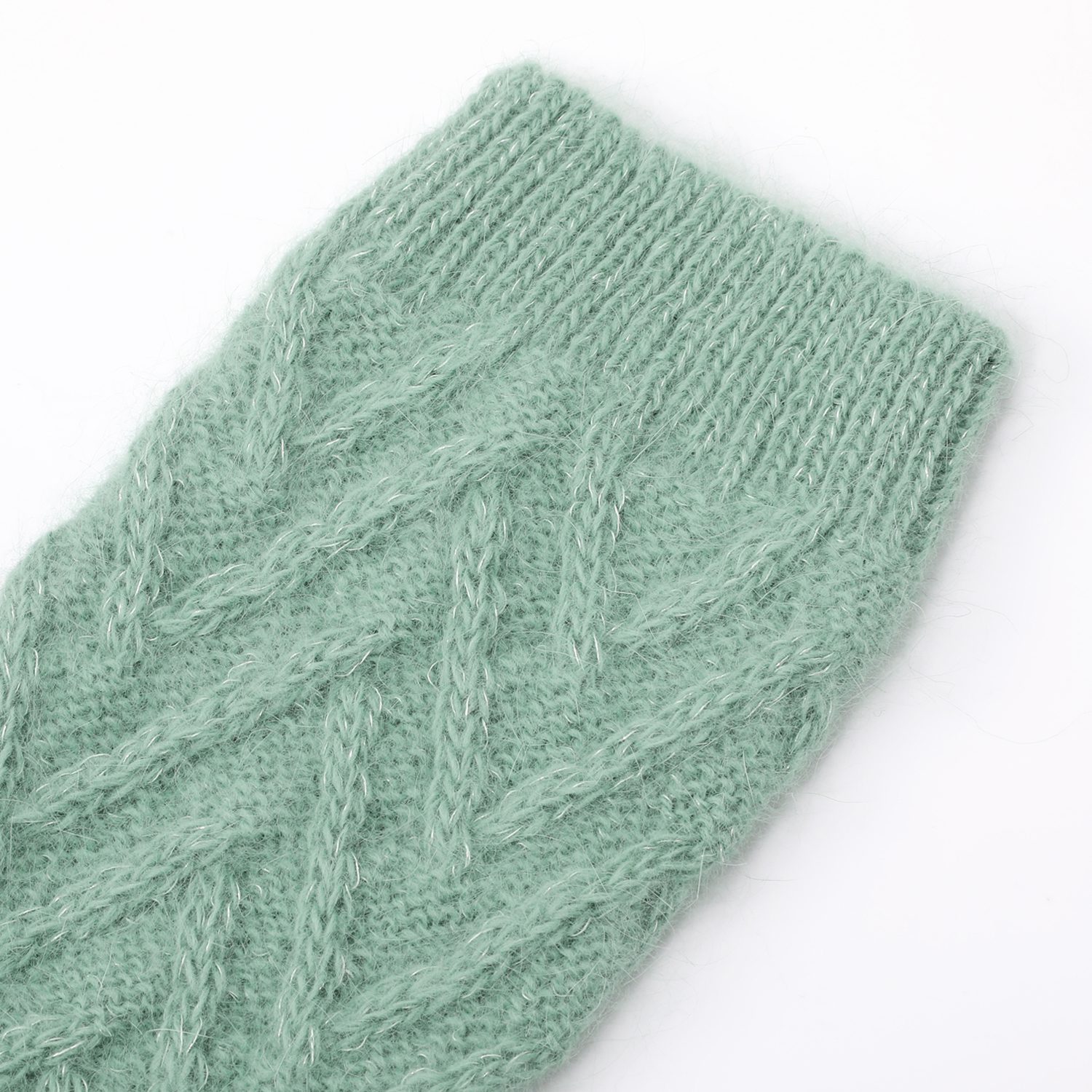 ミリーセヴァルセン 日本製 アンゴラブレンド ふんわりキラキラ アームウォーマー