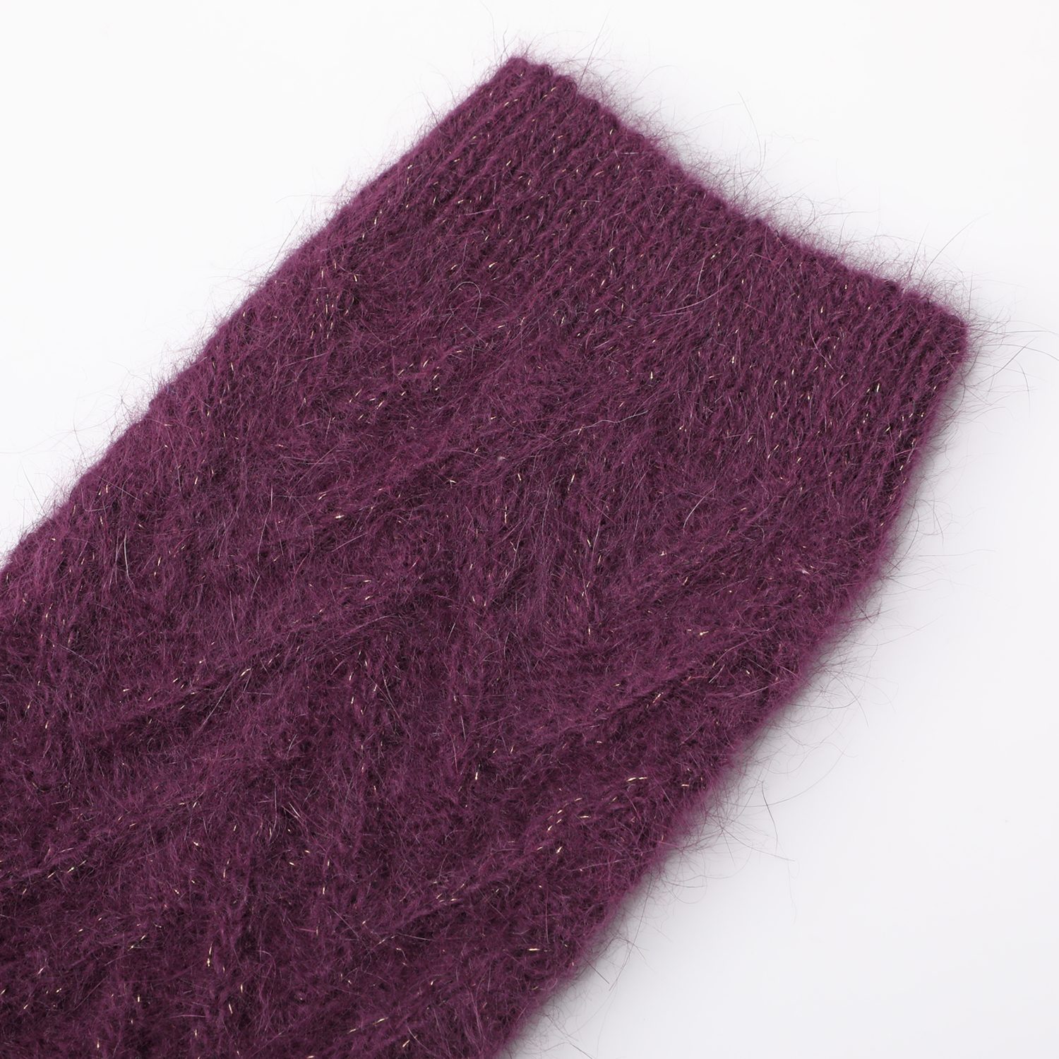 ミリーセヴァルセン 日本製 アンゴラブレンド ふんわりキラキラ アームウォーマー