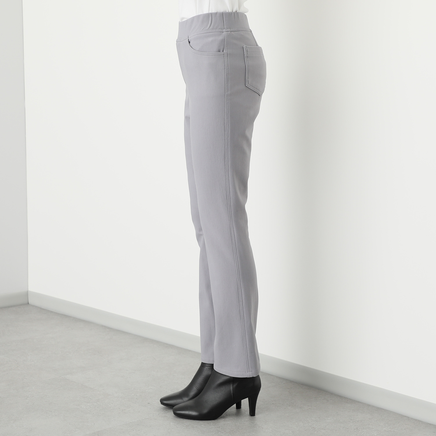 ディーズ　バイ ダジュール 裏起毛 ストレッチパンツ