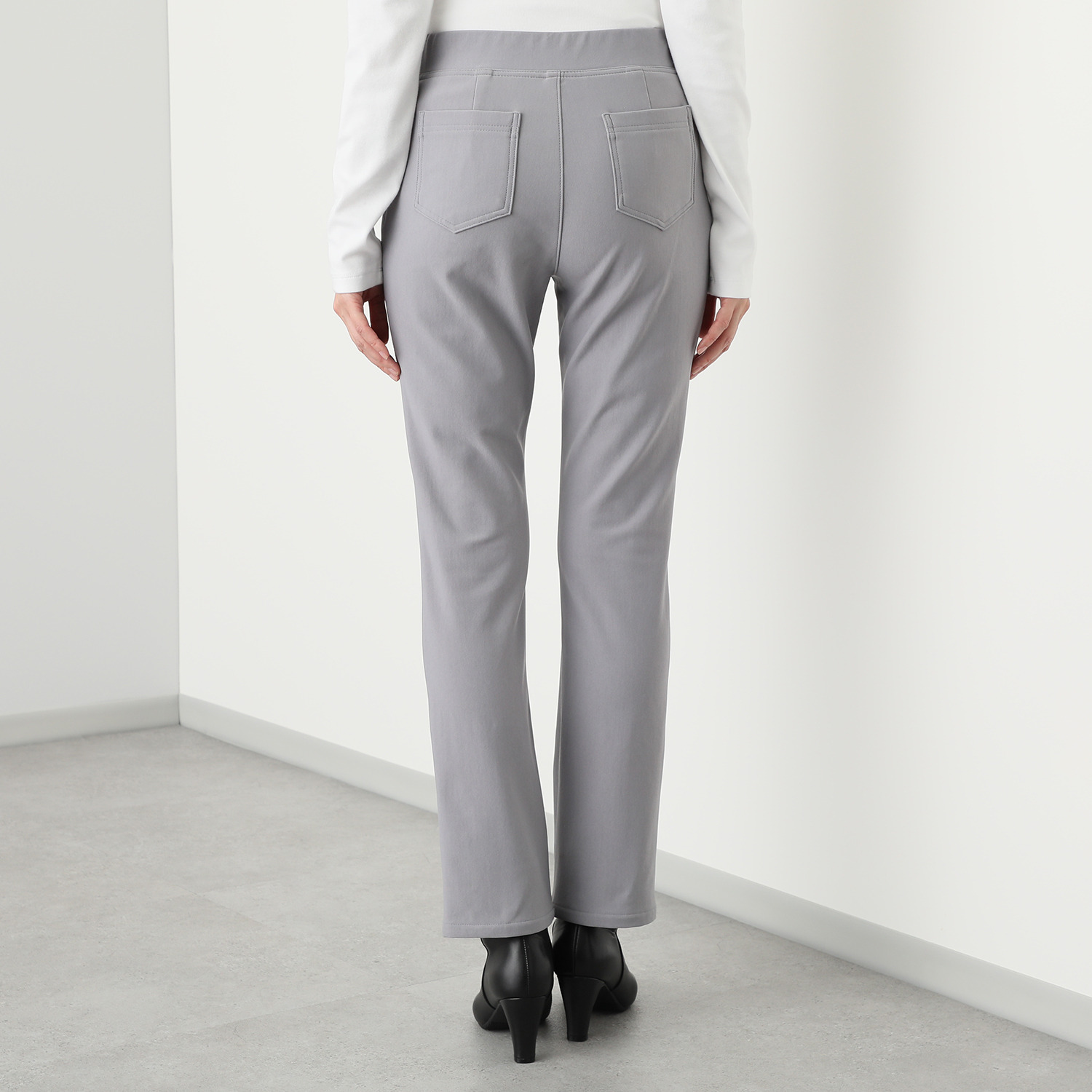 ディーズ　バイ ダジュール 裏起毛 ストレッチパンツ