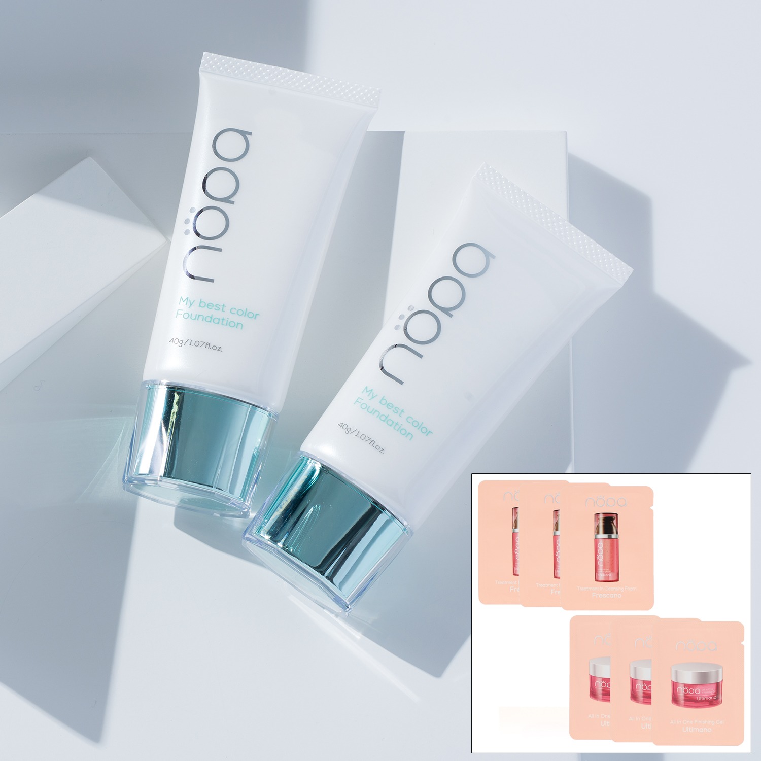 ノパ 肌色へと変化する 生感覚ファンデ！ シミ・シワをカバーして 若々しいツヤ美肌を演出 マイベストカラー ファンデーション ２本スペシャルセット