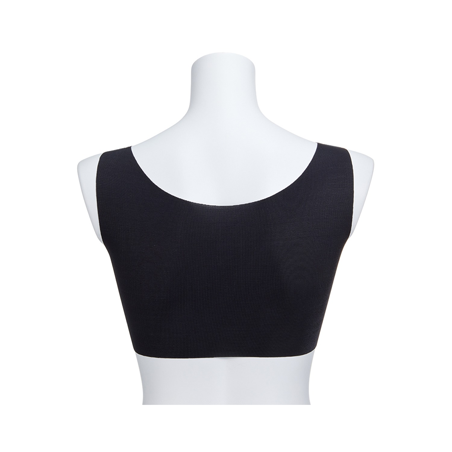 きれいになろう 抗菌防臭 肌にキューンとフィット！ ひびきにくい カップ付きハーフトップ ２枚セット