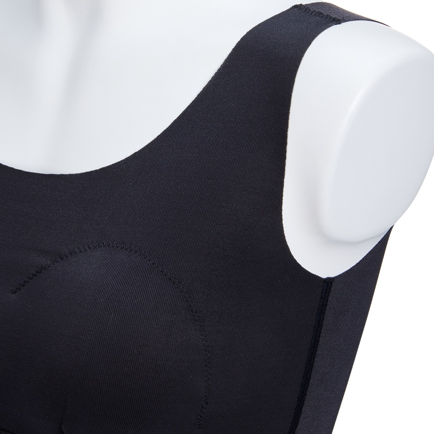 きれいになろう 抗菌防臭 肌にキューンとフィット！ ひびきにくい カップ付きハーフトップ ２枚セット