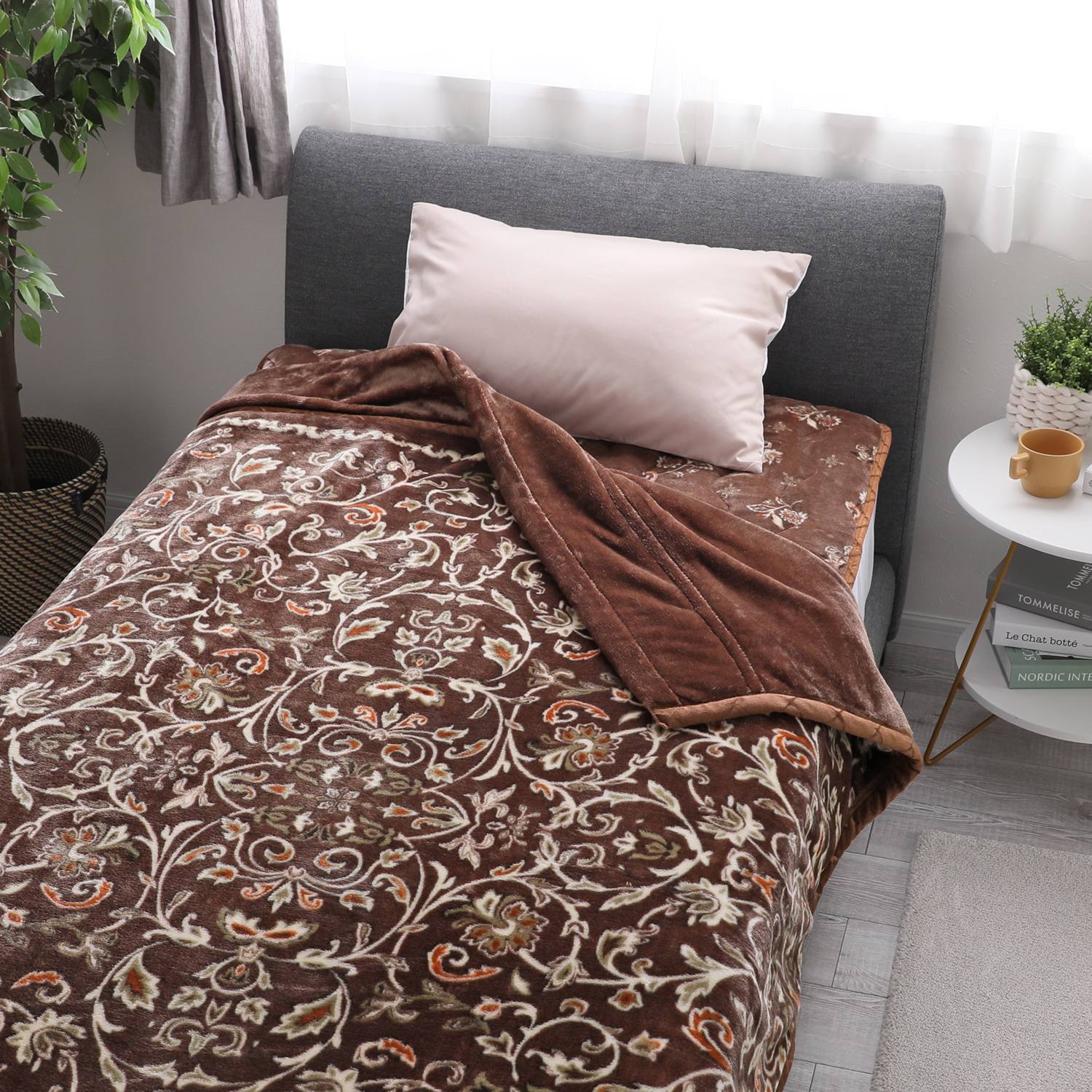 ＜シングル＞モリリン アルミ蒸着蓄熱シート入り ぽかぽかあったか ２枚合わせ毛布 