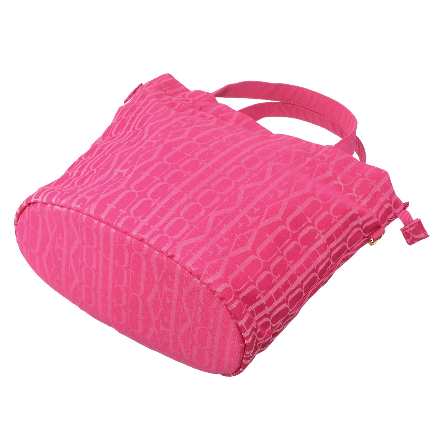 フォション ジャガード織 軽量・３ウェイ 巾着トートバッグ