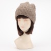 マキシン カシミヤ ケーブル編みニット帽