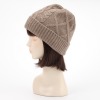 マキシン カシミヤ ケーブル編みニット帽
