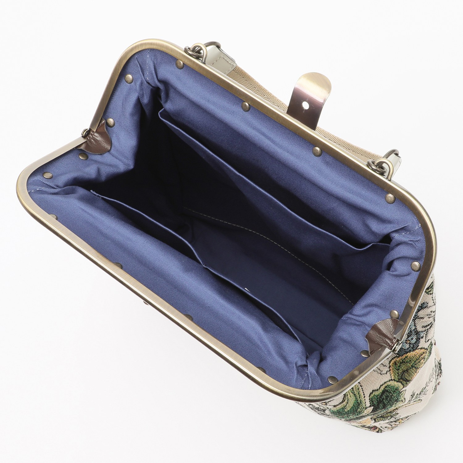 サポネッタ はっ水 スペインゴブラン生地使用 がま口リュック