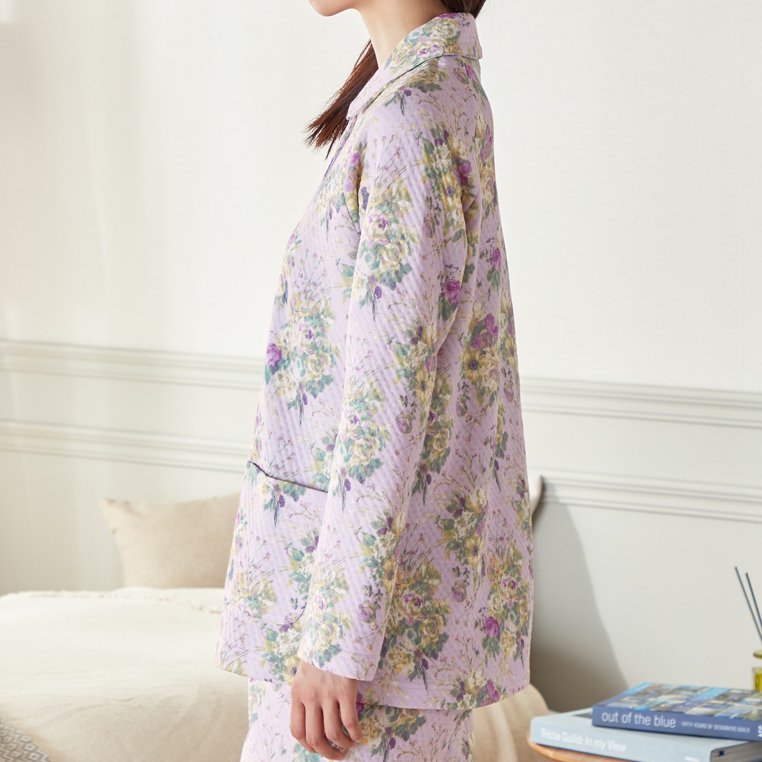 デザイナーズギルド コットン１００％　中わたニットキルト パジャマ