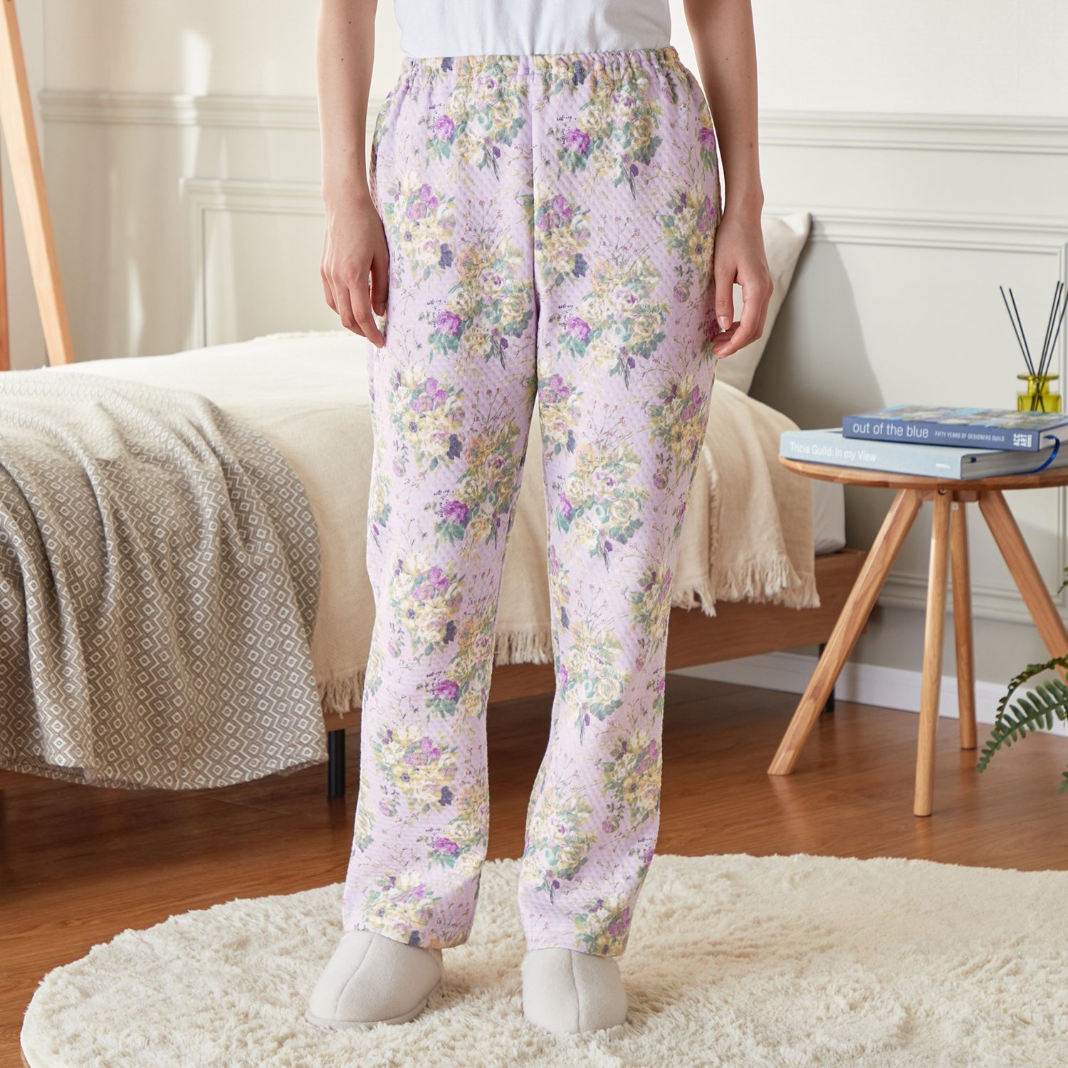 デザイナーズギルド コットン１００％　中わたニットキルト パジャマ