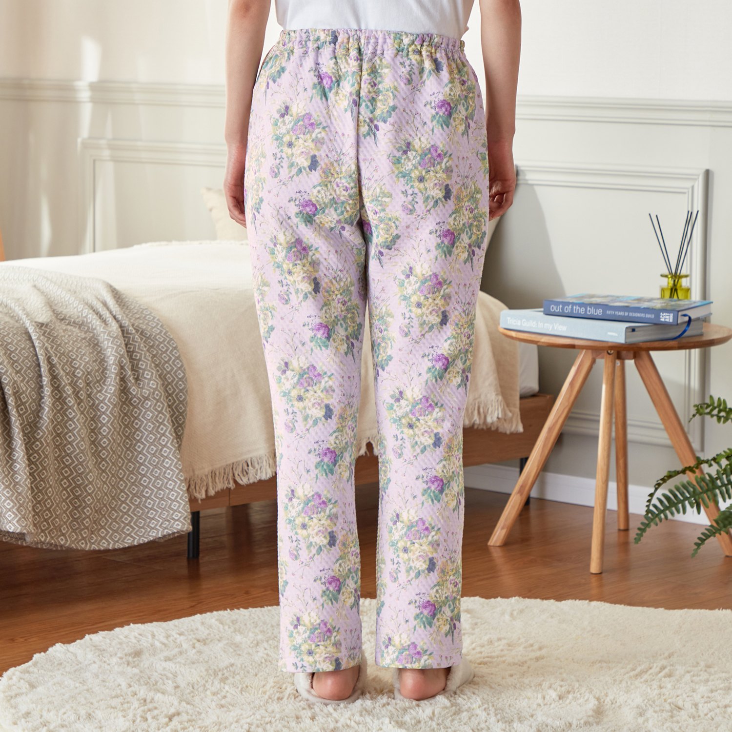 デザイナーズギルド コットン１００％　中わたニットキルト パジャマ