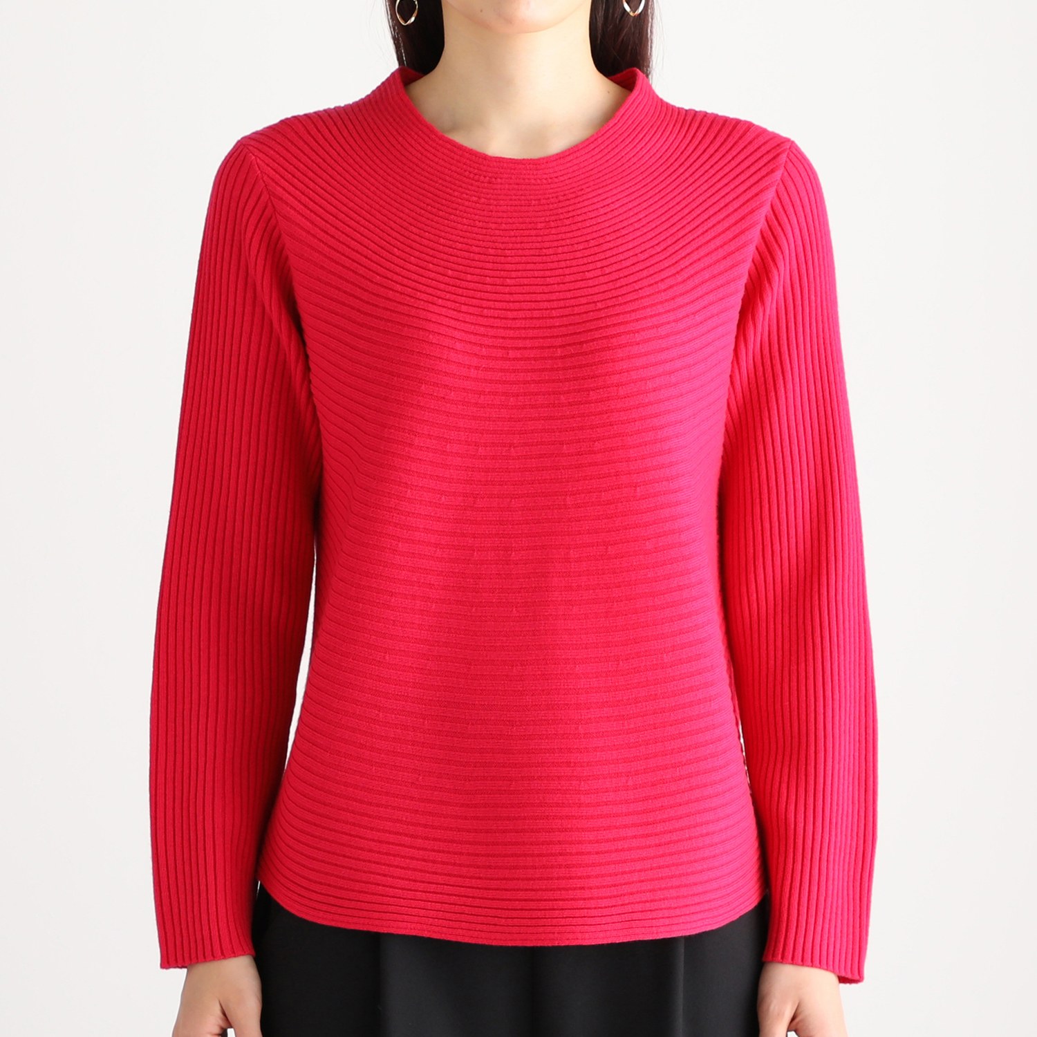 ダジュール リブ編セーター