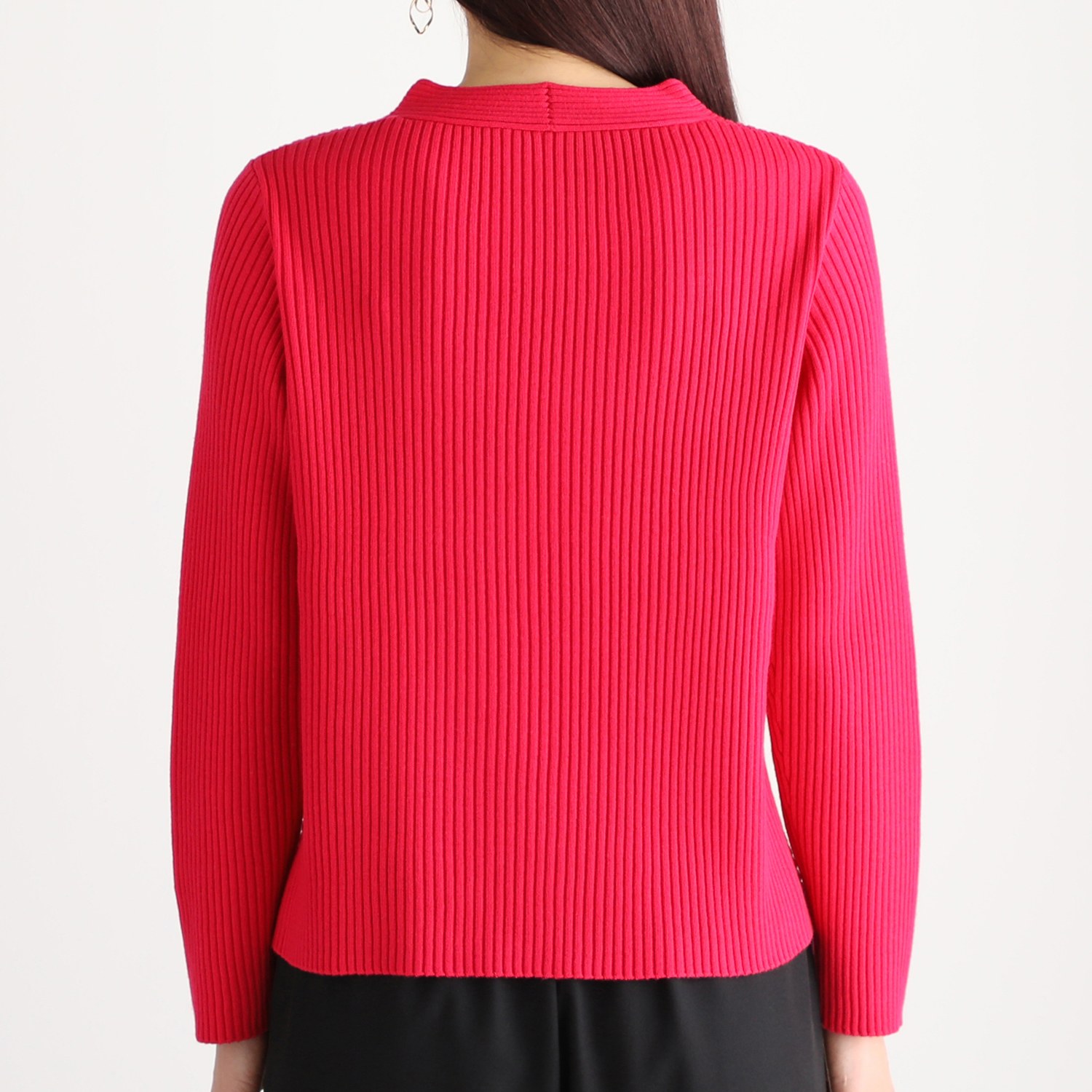 ダジュール リブ編セーター