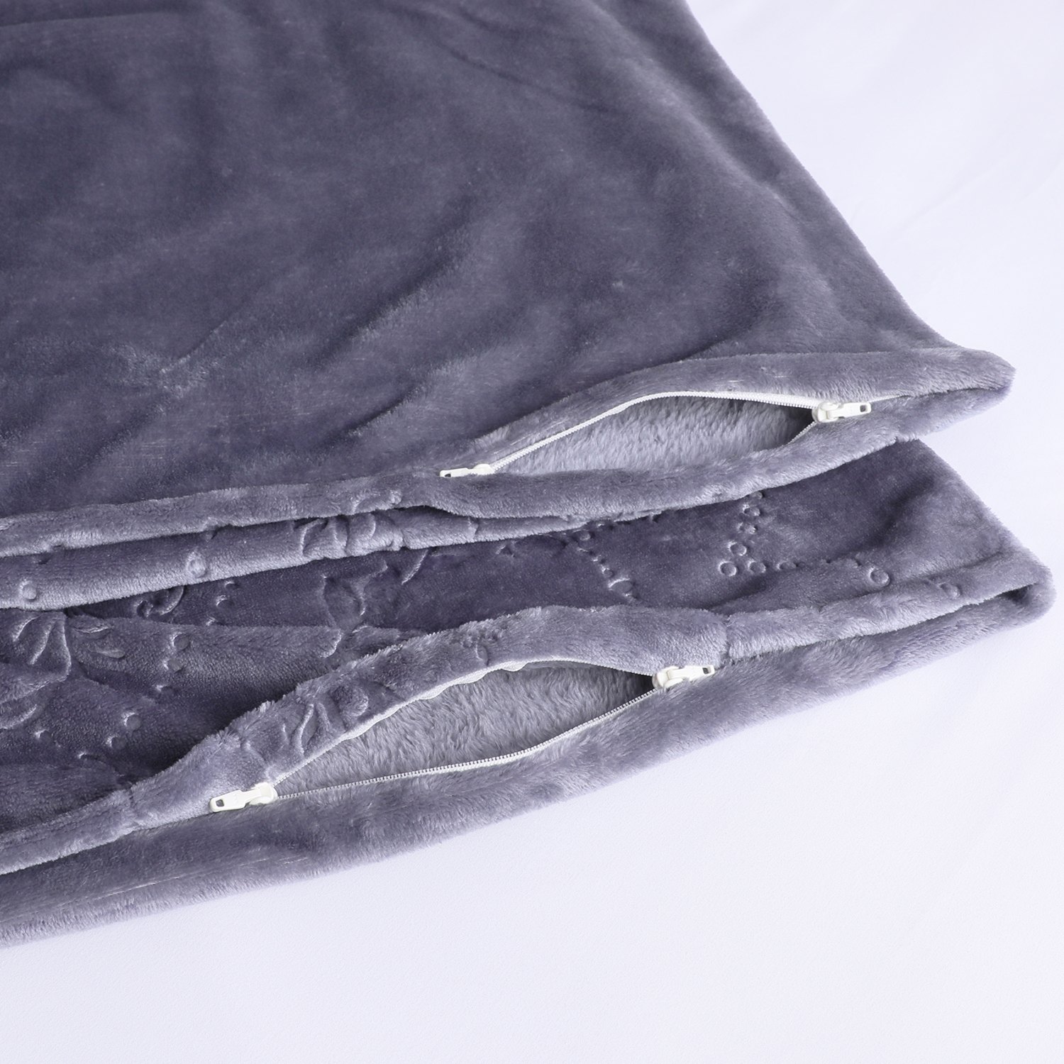 ＜ダブル＞西川 毛布とカバーが一体化！ とろける極上ファータッチ あったか吸湿発熱 ウォームラヴ 掛けふとんカバー 