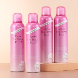 炭酸パックで豊潤美肌へ！ 贅沢サロン体験 高濃度炭酸パック ソーダスパフォーム プラス ４本セット