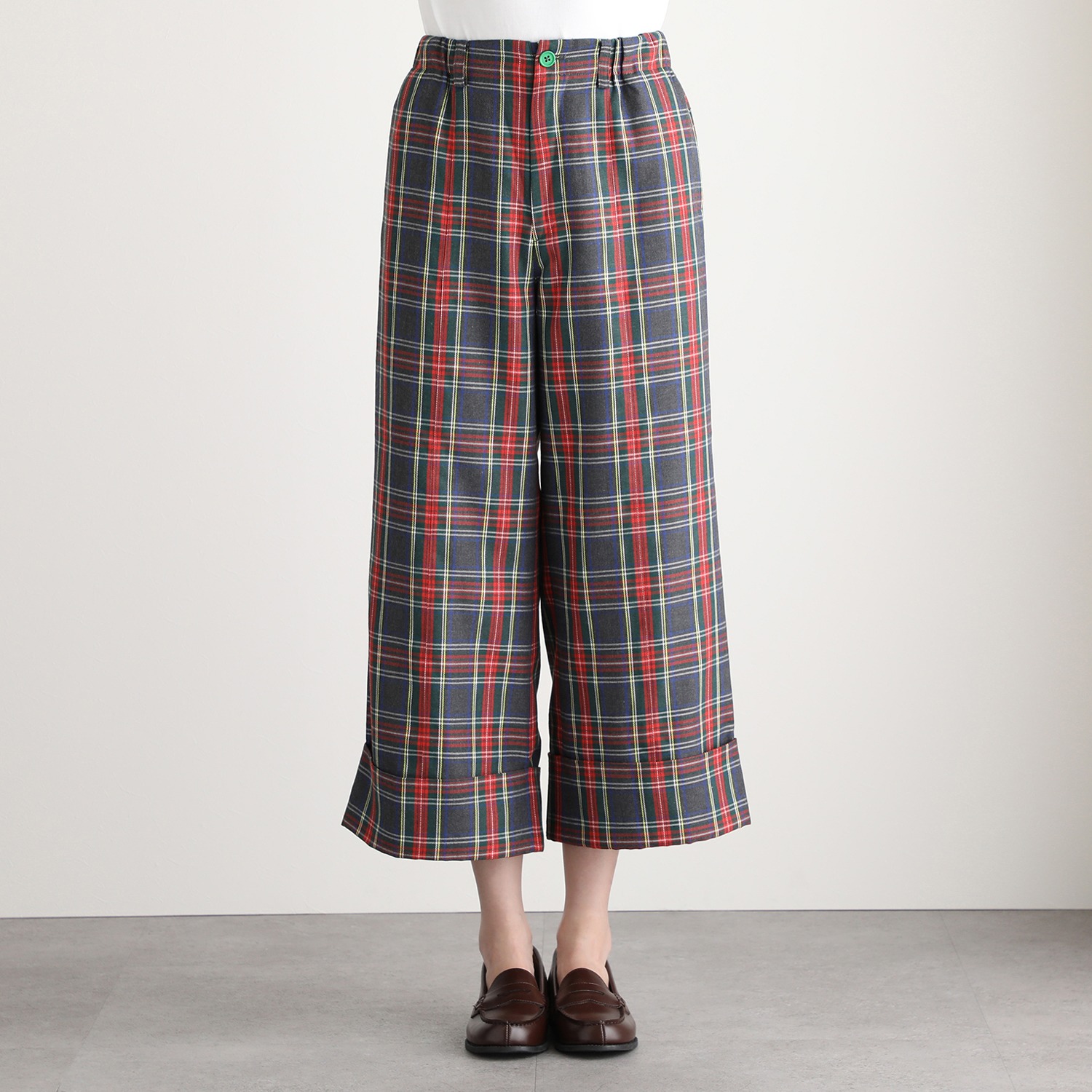 ハヤマ　ブリーズ 裾ダブル パンツ