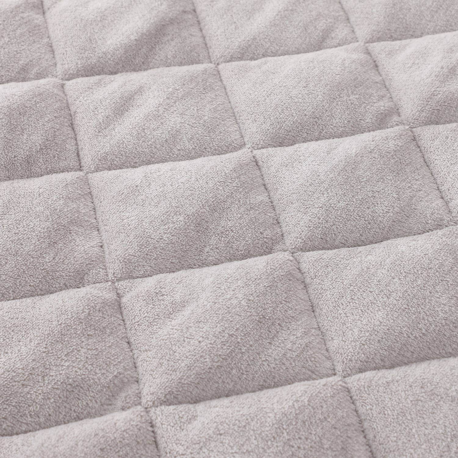 ＜シングル＞ 西川 ゴム無しでもズレにくい！ 付け外しラクラク 吸湿発熱あったか 置くらく敷きパッド 