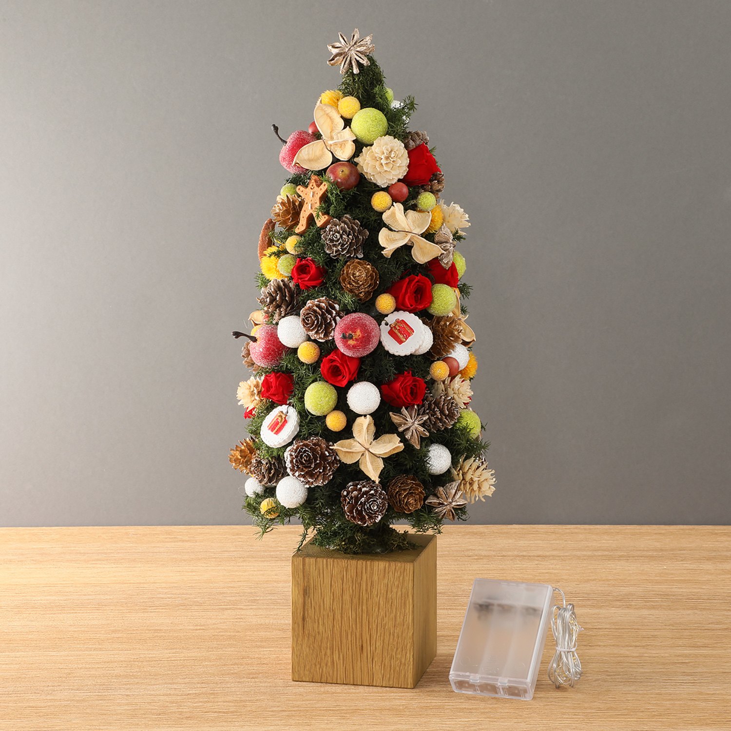 ＧＩＮＺＡ ＳＯＢＩ　ＦＬＯＷＥＲＳ プリザーブドフラワー クリスマスツリー大 “ネビュラ” 