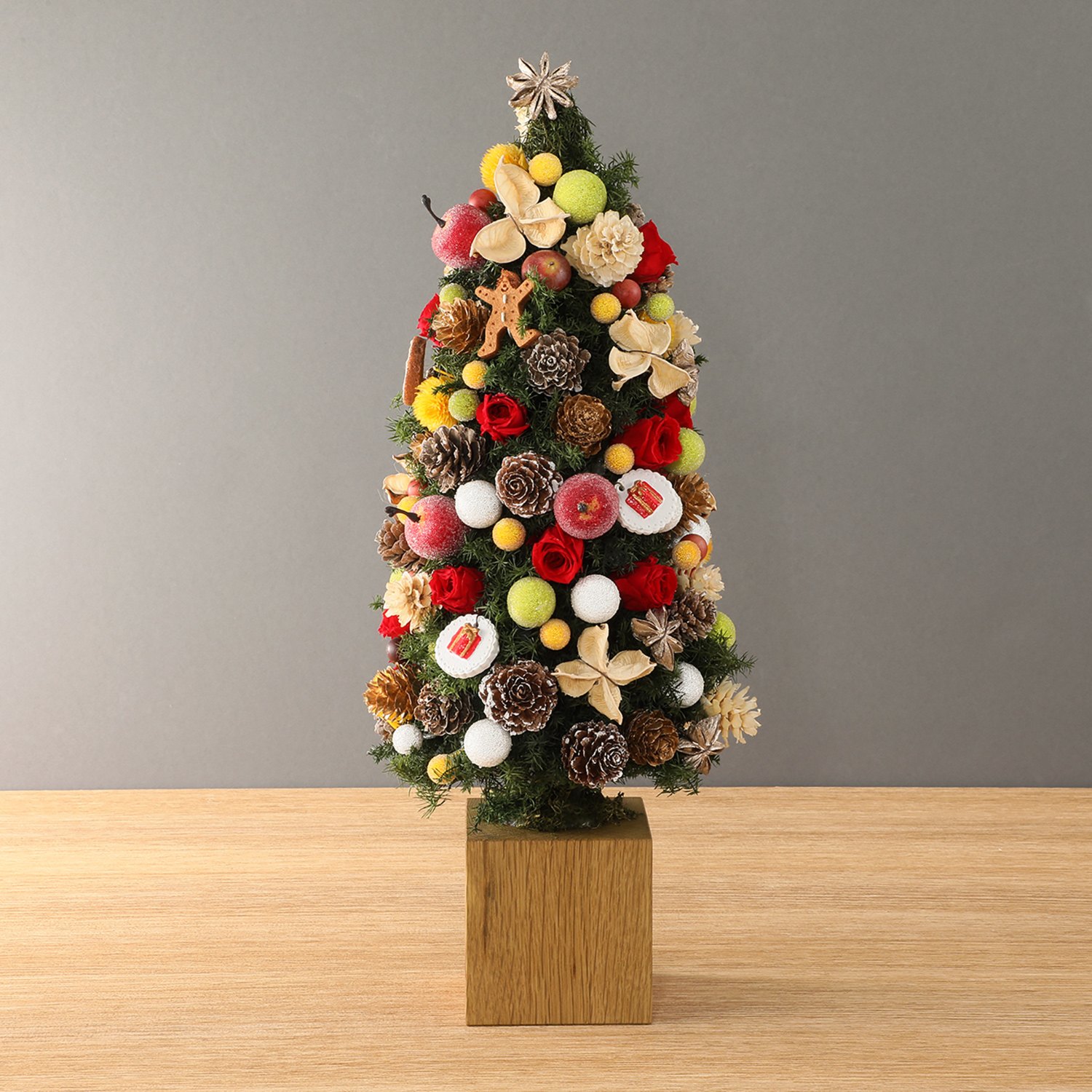 ＧＩＮＺＡ ＳＯＢＩ　ＦＬＯＷＥＲＳ プリザーブドフラワー クリスマスツリー大 “ネビュラ” 