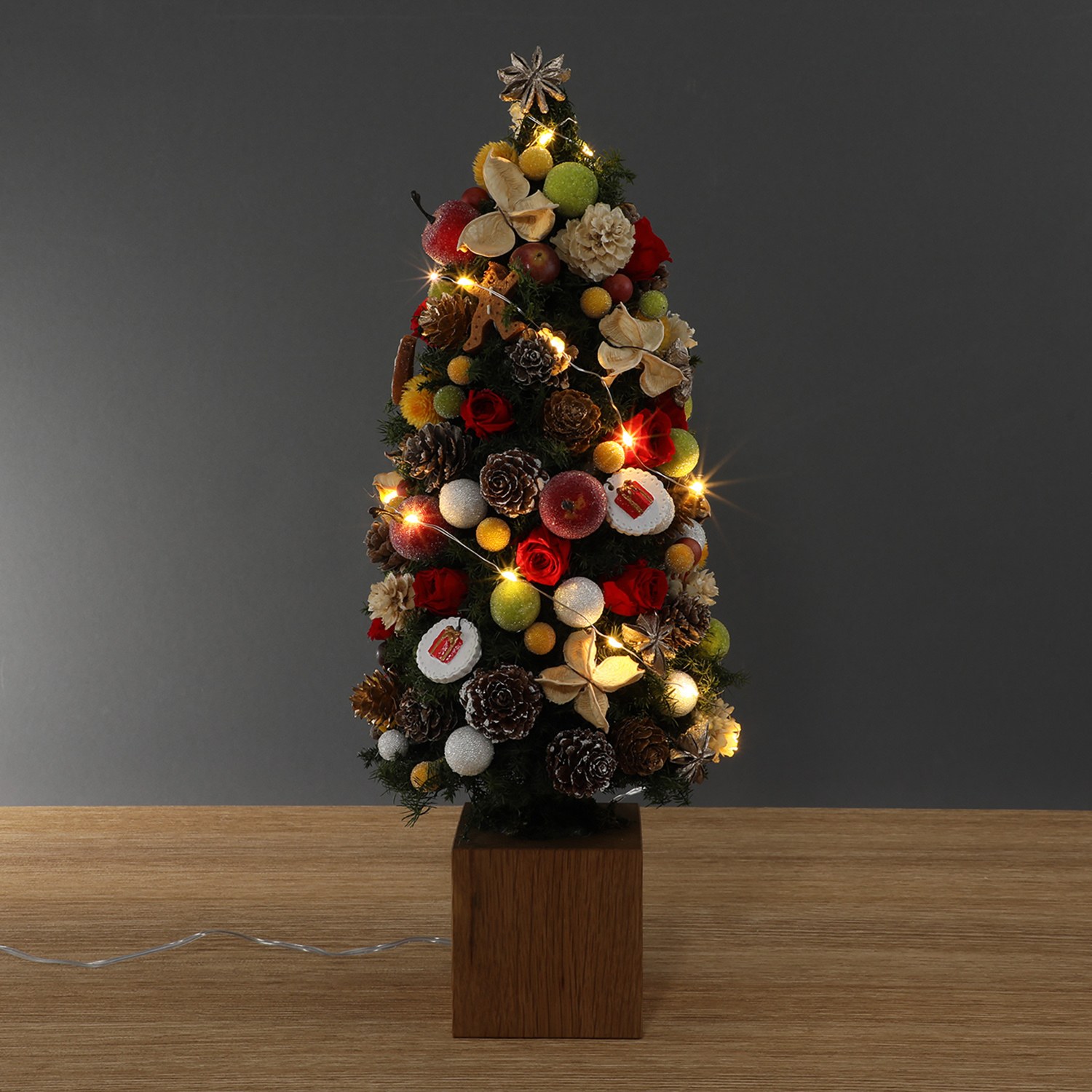 ＧＩＮＺＡ ＳＯＢＩ　ＦＬＯＷＥＲＳ プリザーブドフラワー クリスマスツリー大 “ネビュラ” 